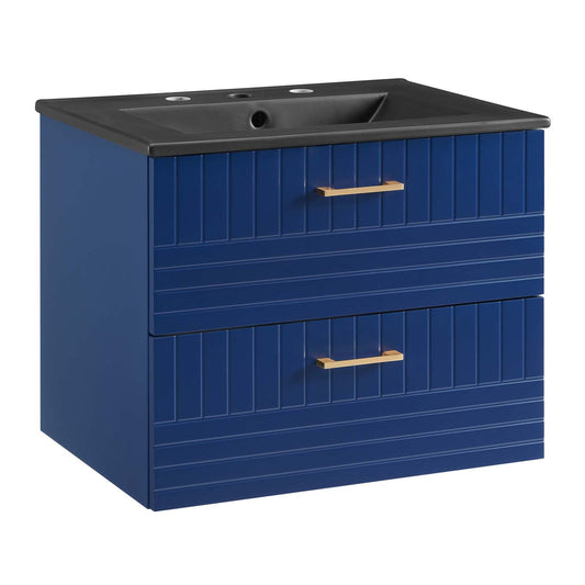 Daybreak 24" Bathroom Vanity Blue Black EEI-5820-BLU-BLK