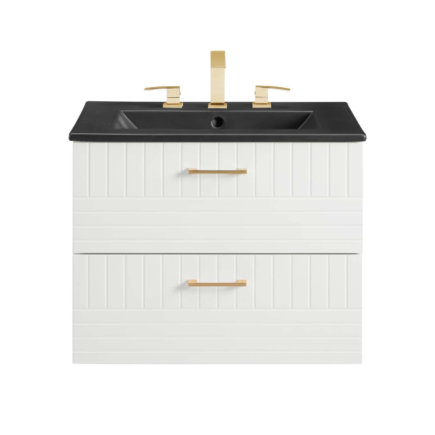 Daybreak 24" Bathroom Vanity White Black EEI-5820-WHI-BLK