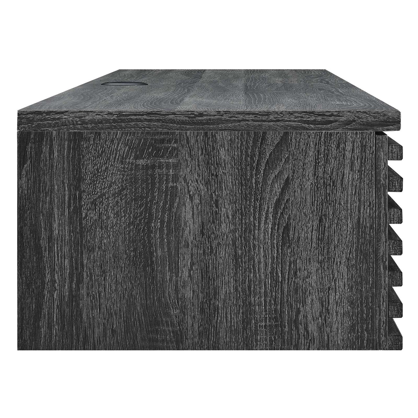 Render Wall Mount Wood Office Desk Charcoal EEI-5865-CHA