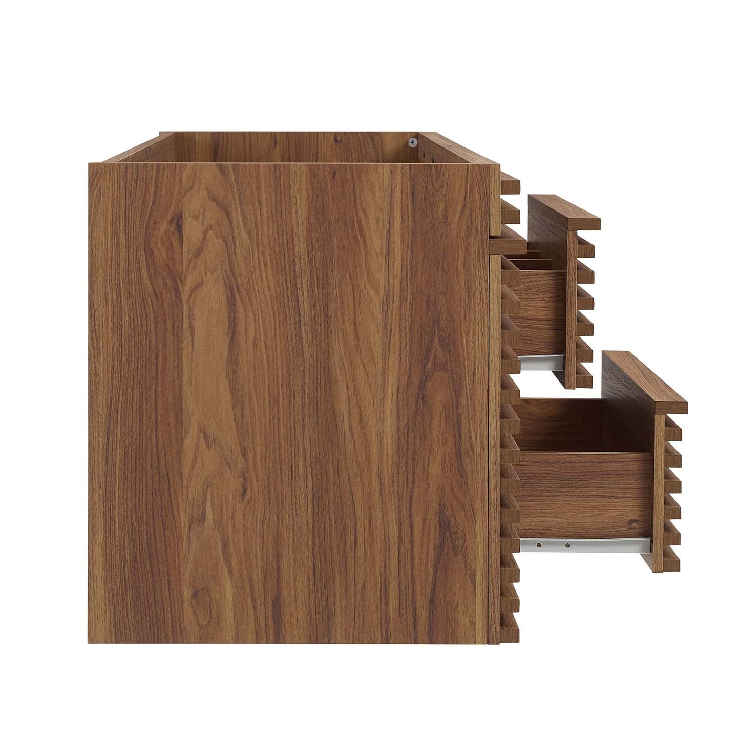 Render 48" Single Sink Compatible (Not Included) Bathroom Vanity Cabinet Walnut EEI-5866-WAL