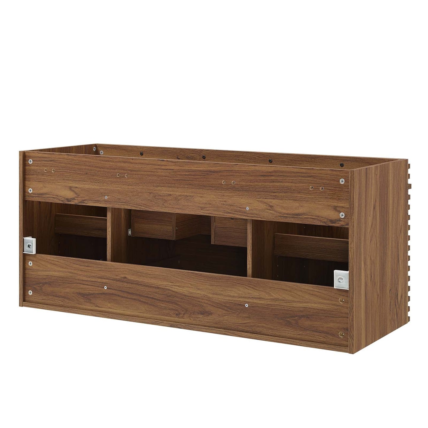 Render 48" Single Sink Compatible (Not Included) Bathroom Vanity Cabinet Walnut EEI-5866-WAL