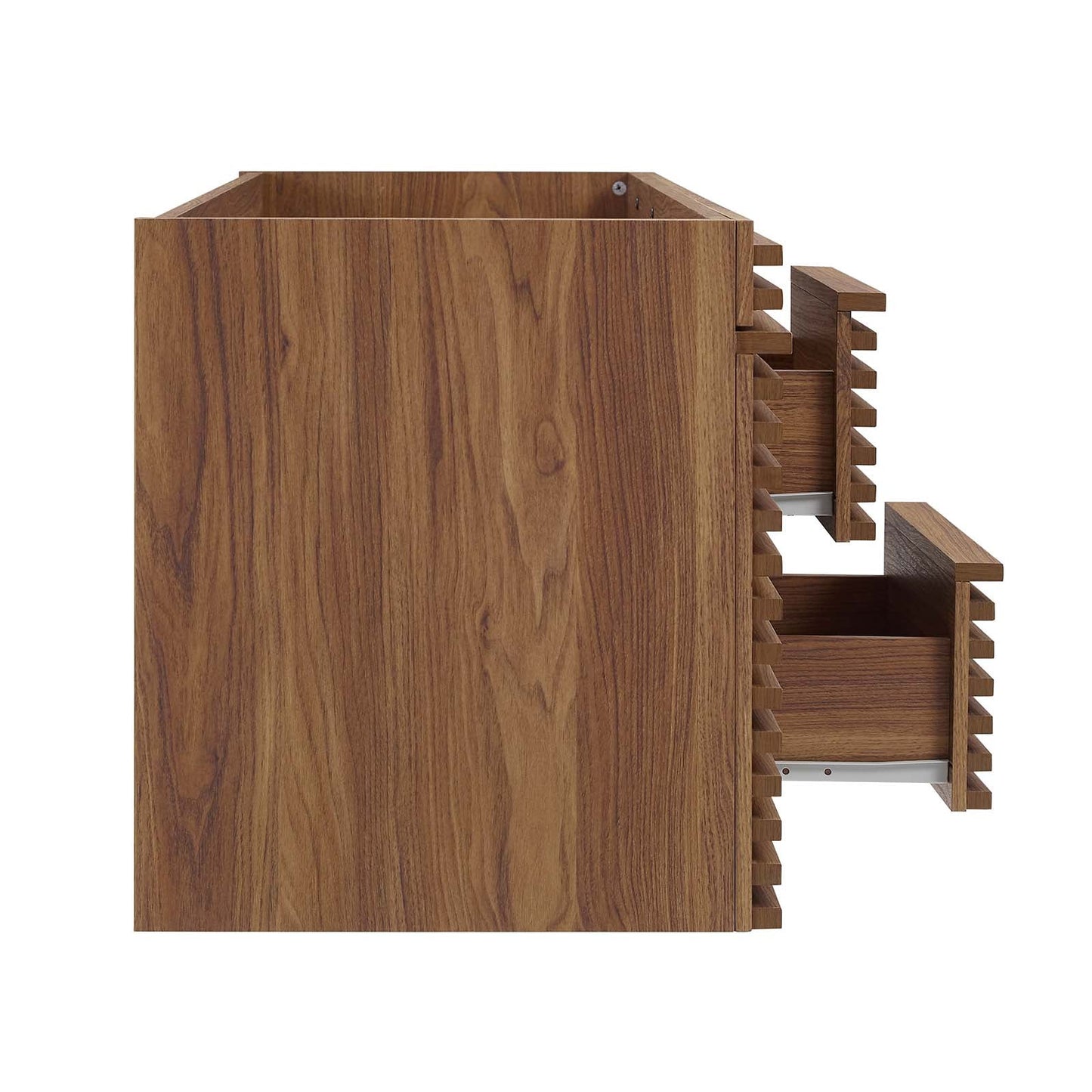 Render 48" Double Sink Compatible (Not Included) Bathroom Vanity Cabinet Walnut EEI-5867-WAL