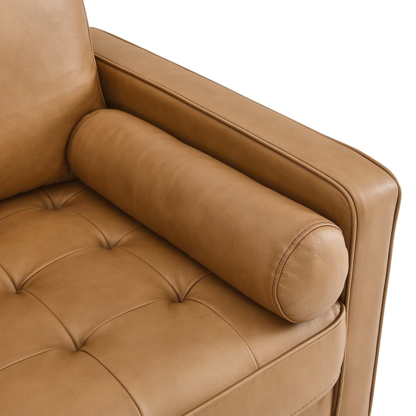 Valour Leather Armchair Tan EEI-5869-TAN