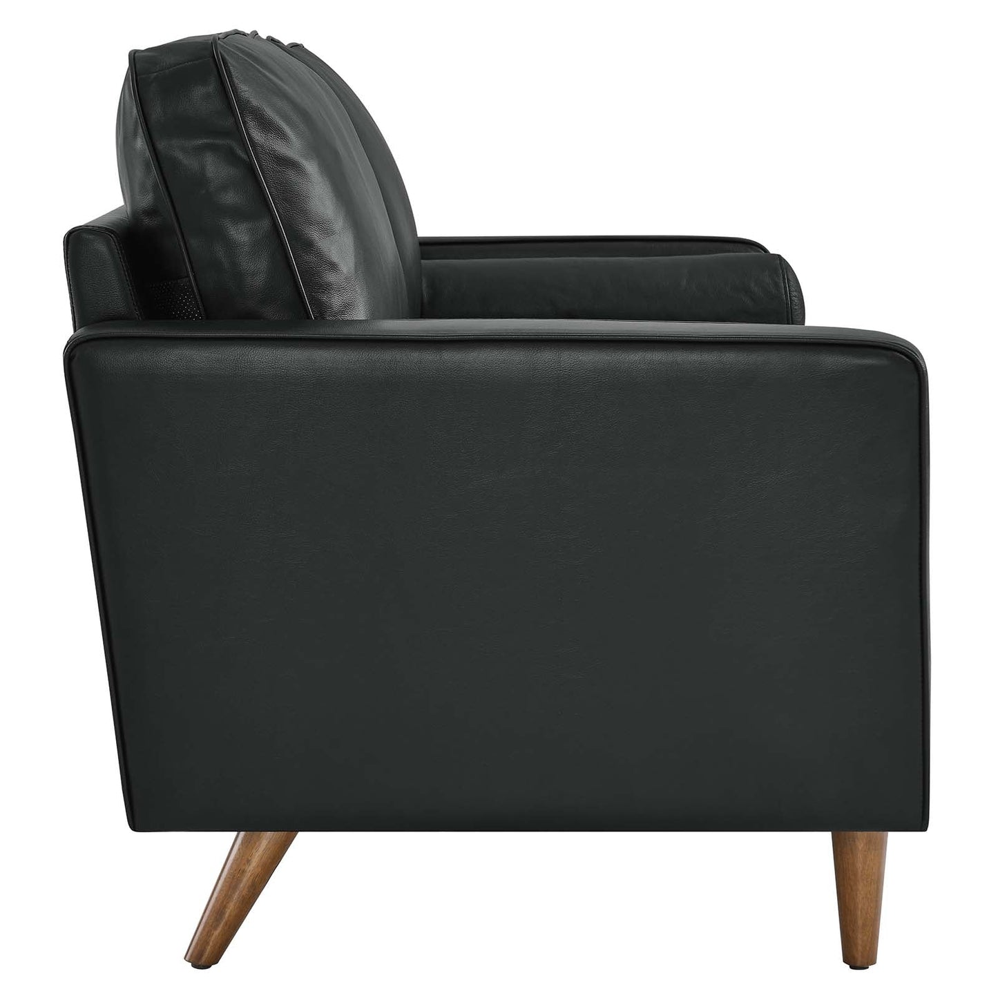 Valour Leather Loveseat Black EEI-5870-BLK