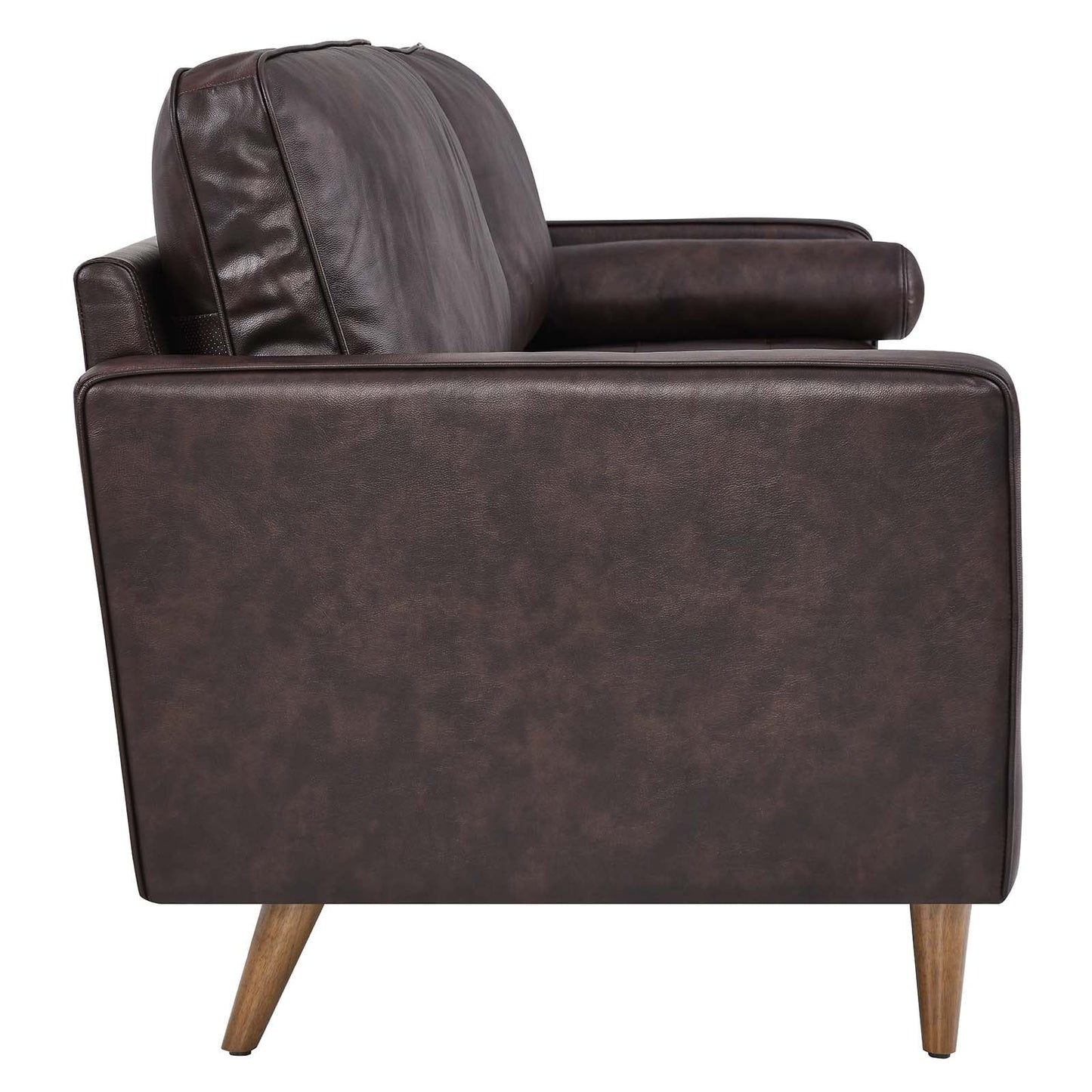 Valour 88" Leather Sofa Brown EEI-5871-BRN