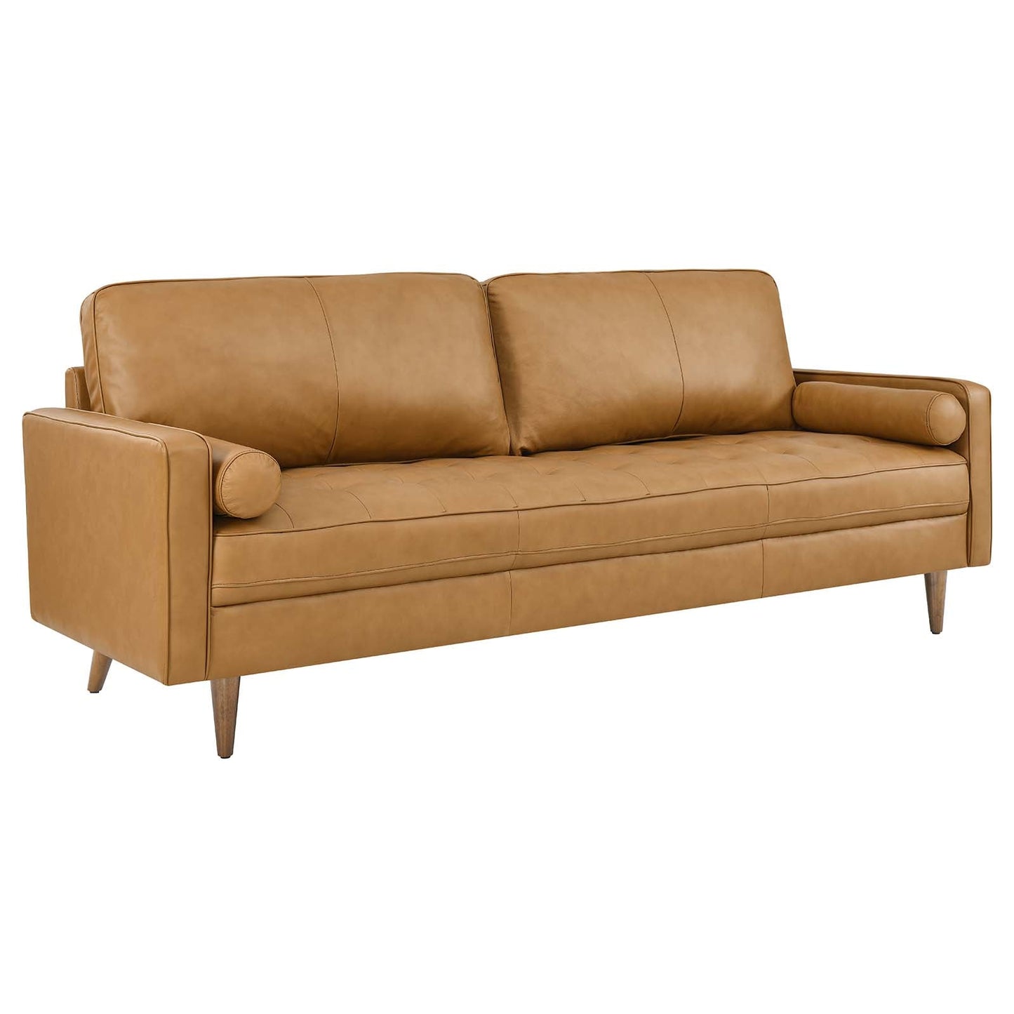 Valour 88" Leather Sofa Tan EEI-5871-TAN