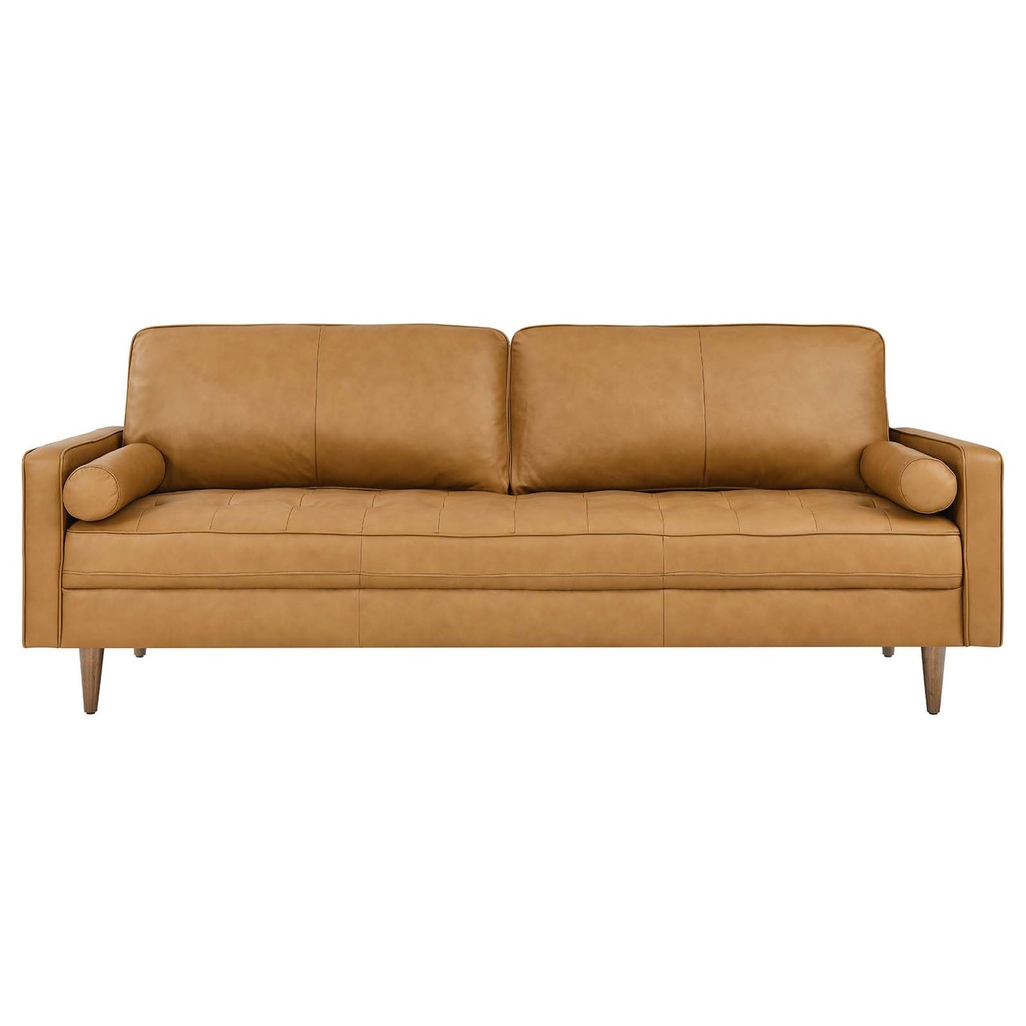 Valour 88" Leather Sofa Tan EEI-5871-TAN