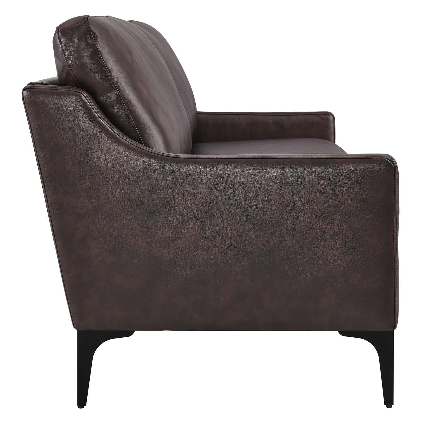 Corland Leather Sofa Brown EEI-6018-BRN