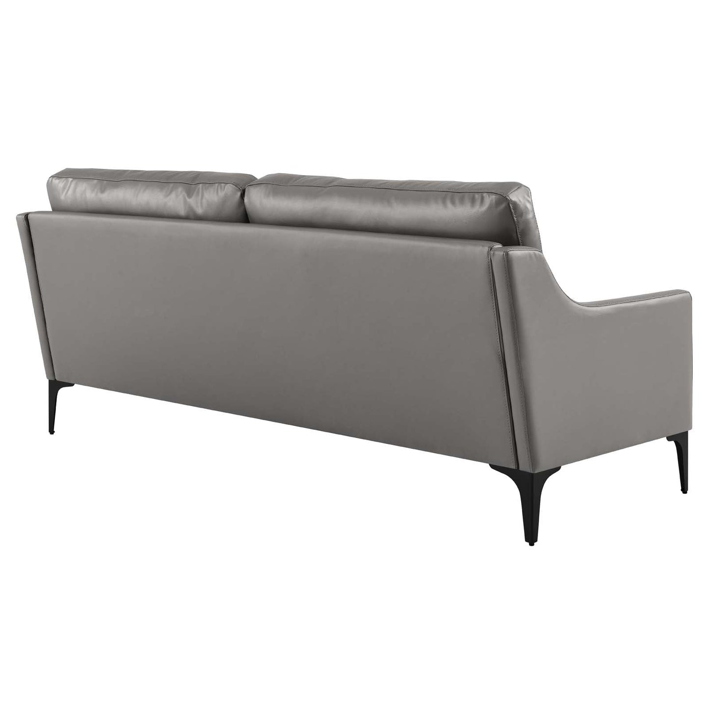 Corland Leather Sofa Gray EEI-6018-GRY