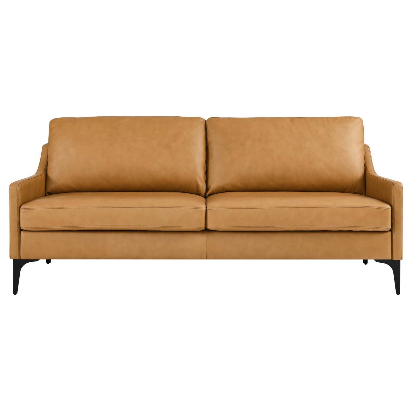 Corland Leather Sofa Tan EEI-6018-TAN