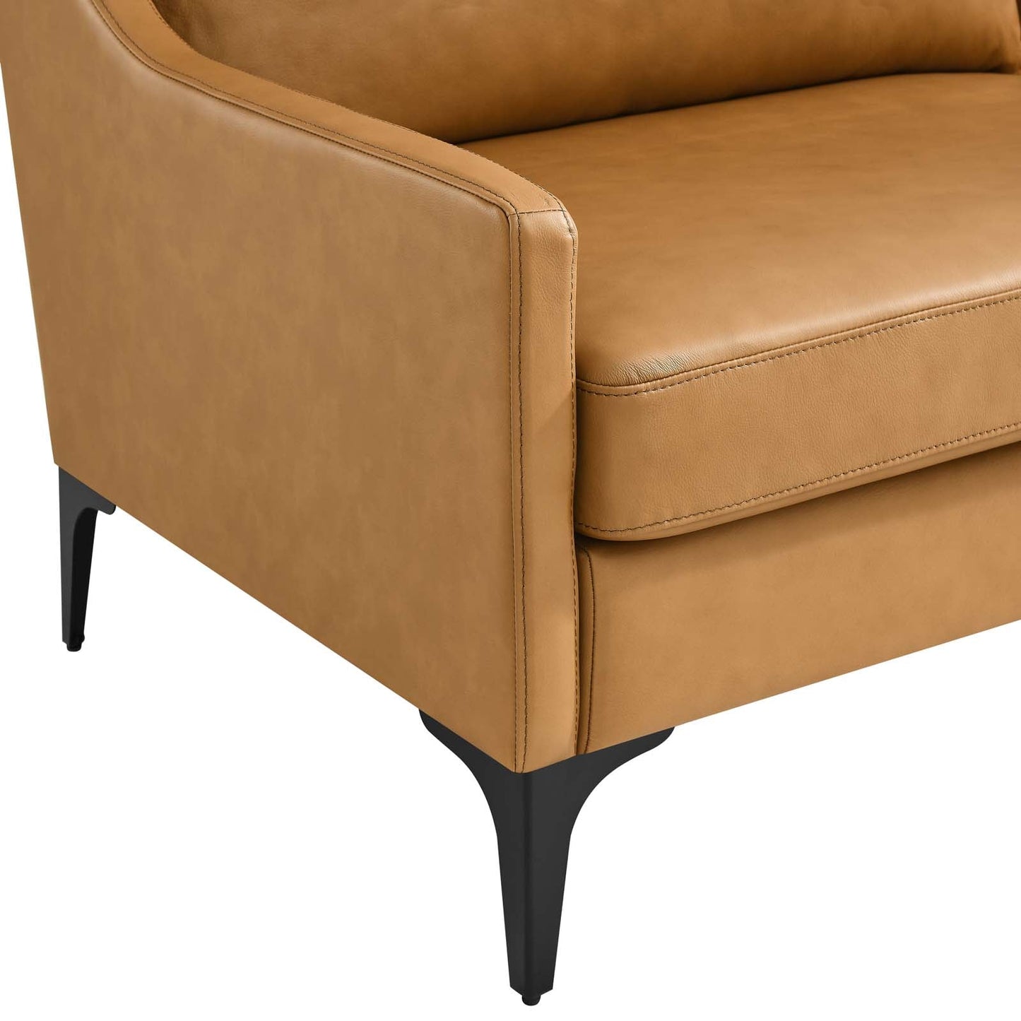 Corland Leather Sofa Tan EEI-6018-TAN