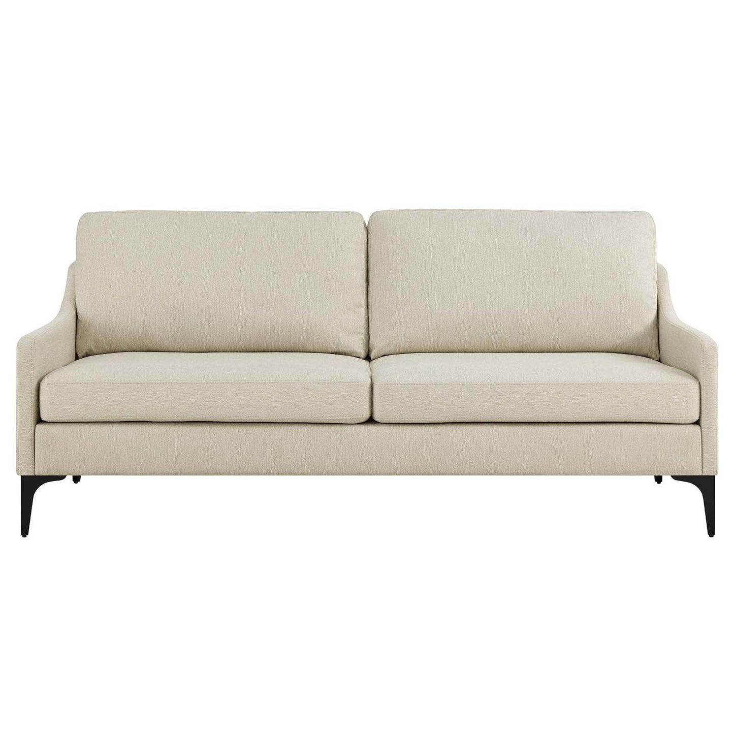 Corland Upholstered Fabric Sofa Beige EEI-6019-BEI