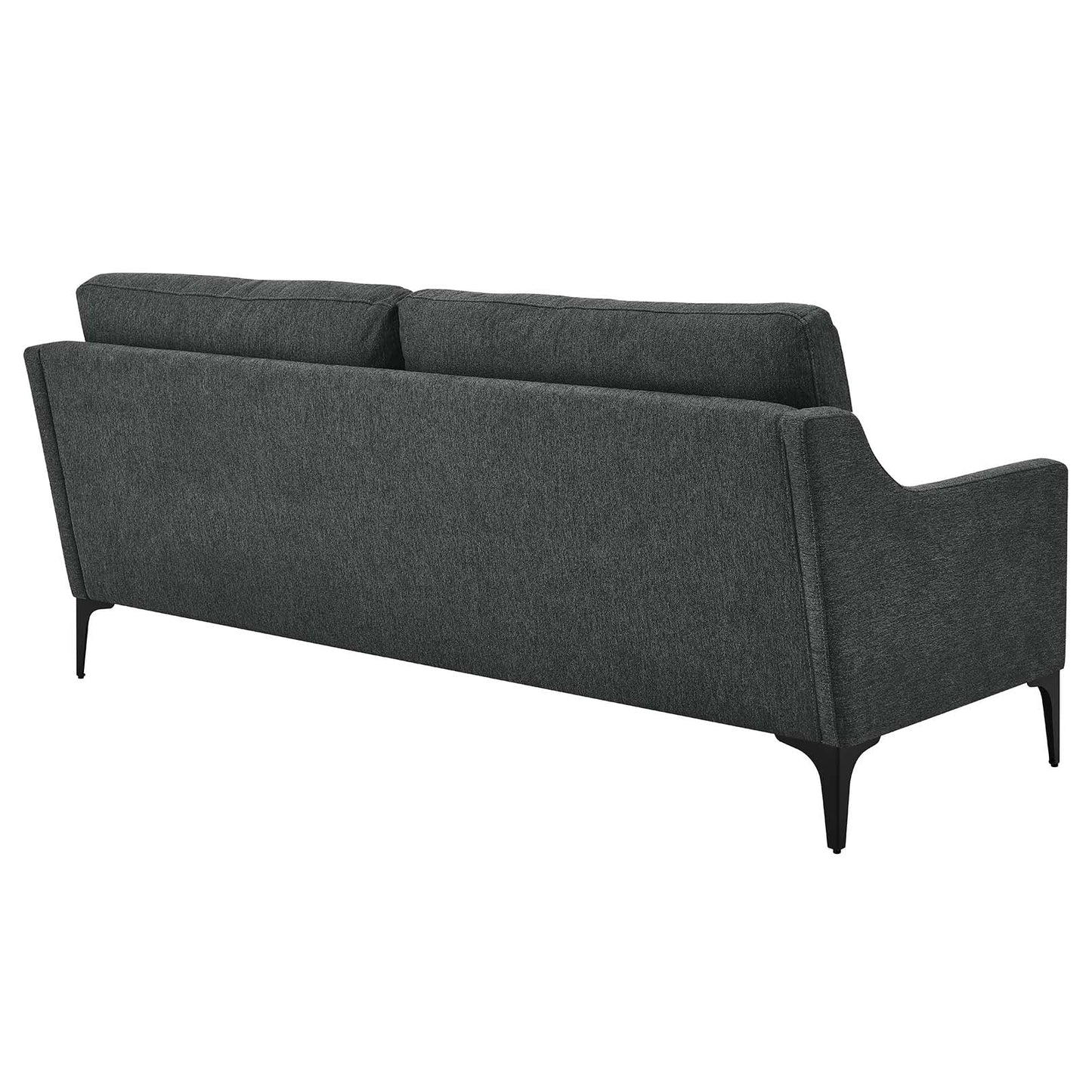 Corland Upholstered Fabric Sofa Charcoal EEI-6019-CHA