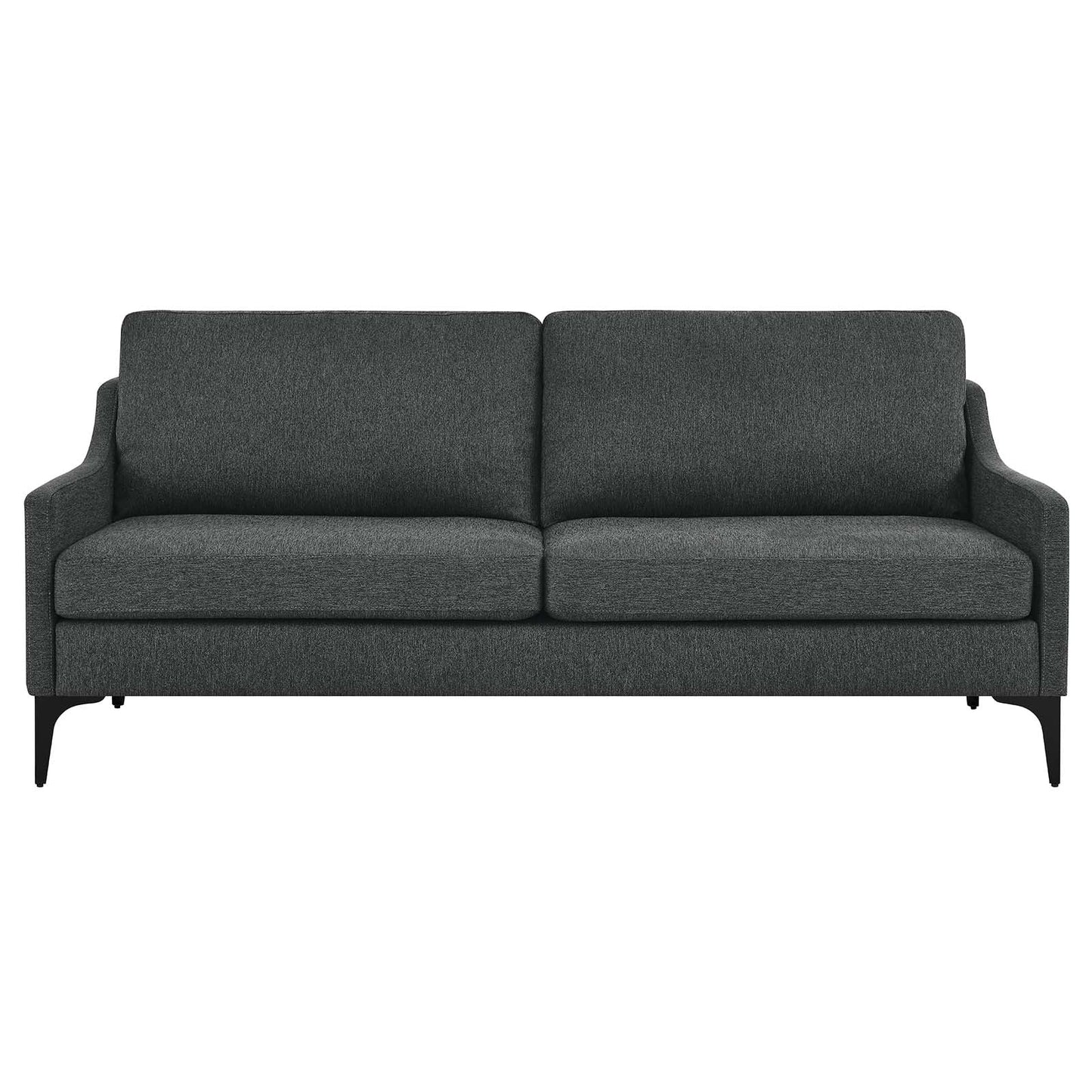 Corland Upholstered Fabric Sofa Charcoal EEI-6019-CHA