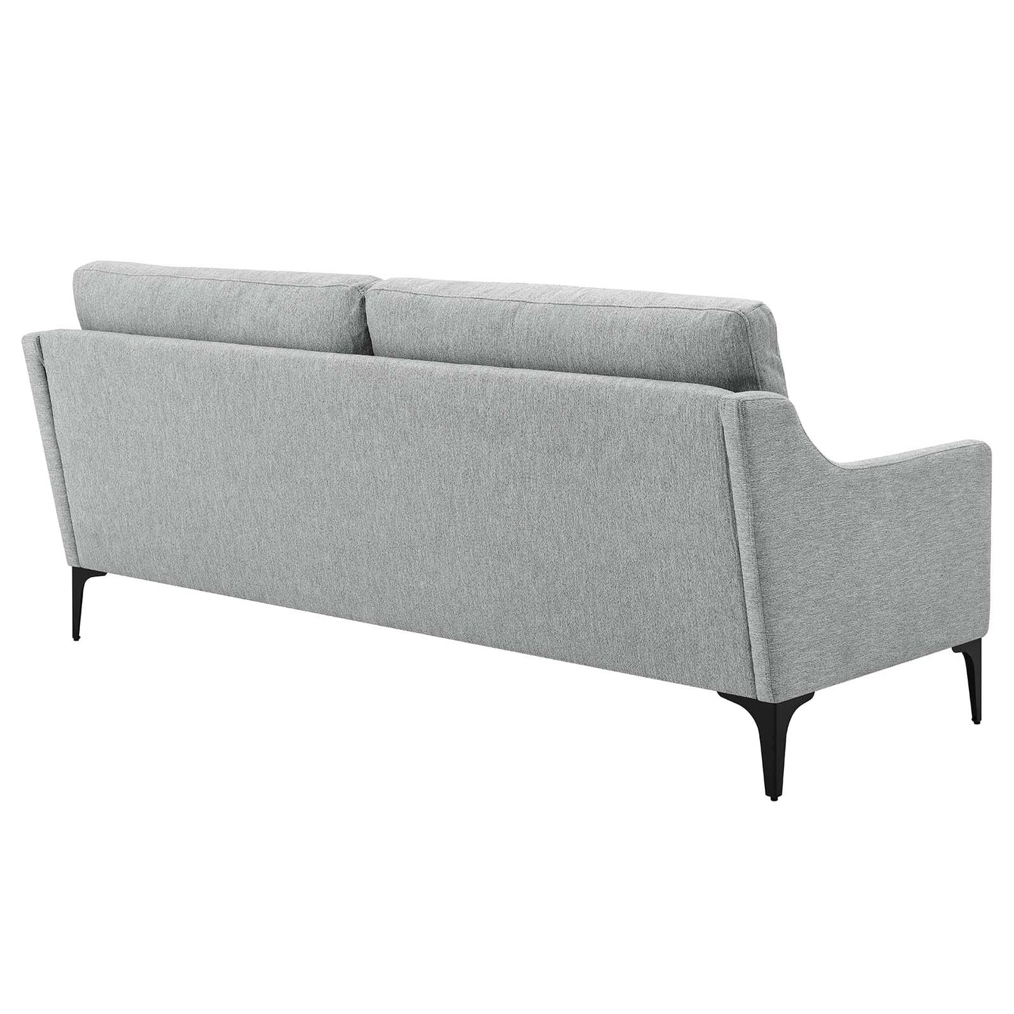 Corland Upholstered Fabric Sofa Light Gray EEI-6019-LGR