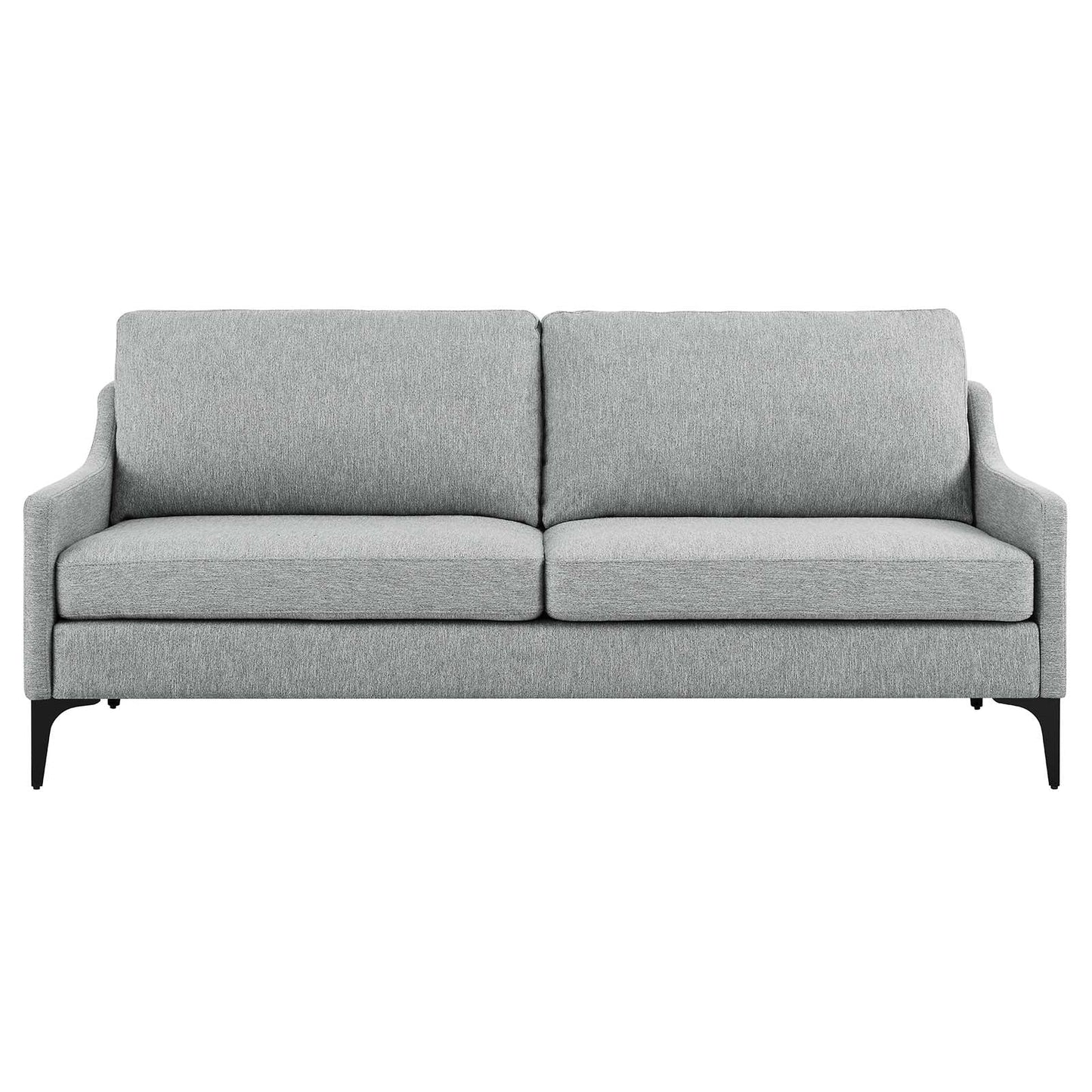 Corland Upholstered Fabric Sofa Light Gray EEI-6019-LGR