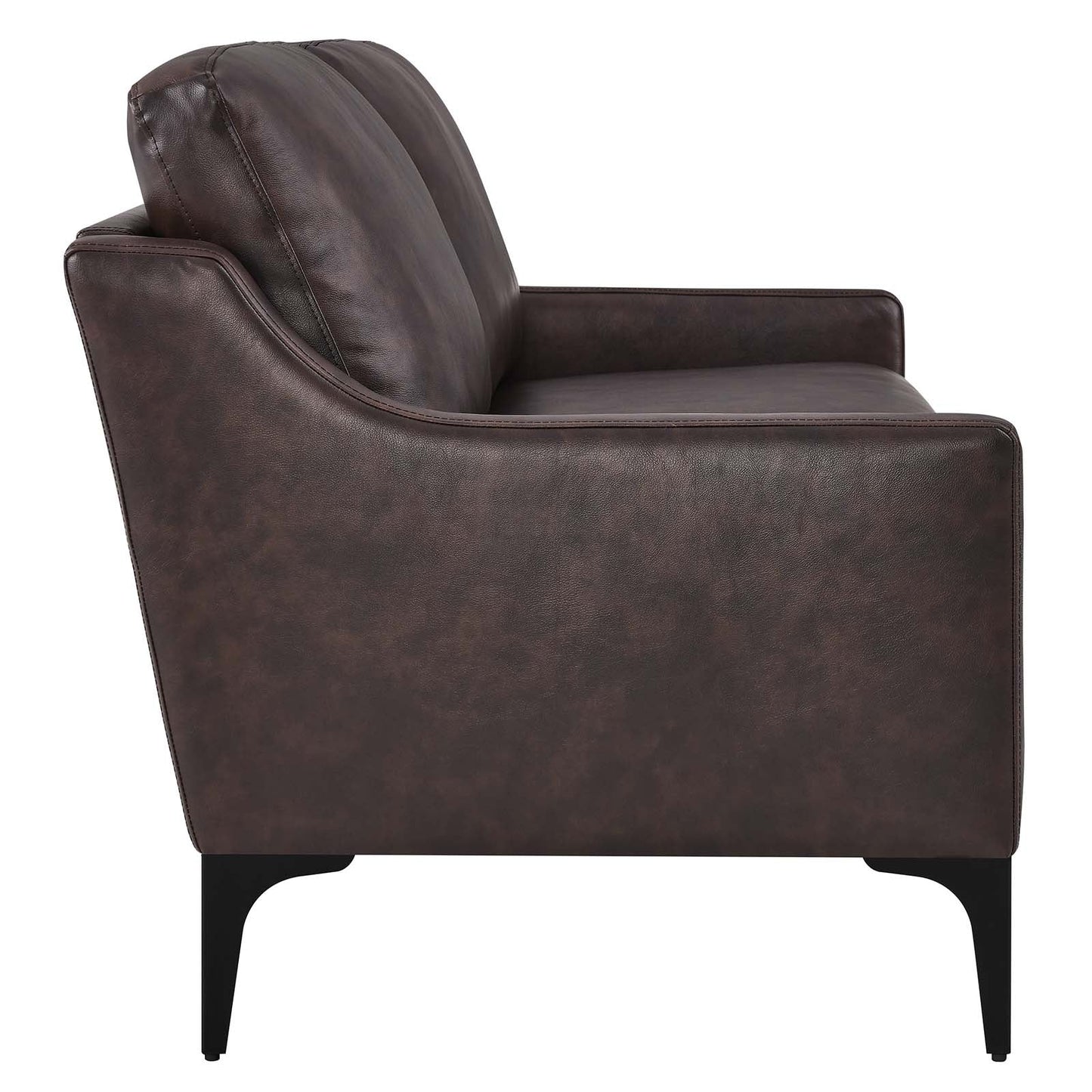 Corland Leather Loveseat Brown EEI-6020-BRN