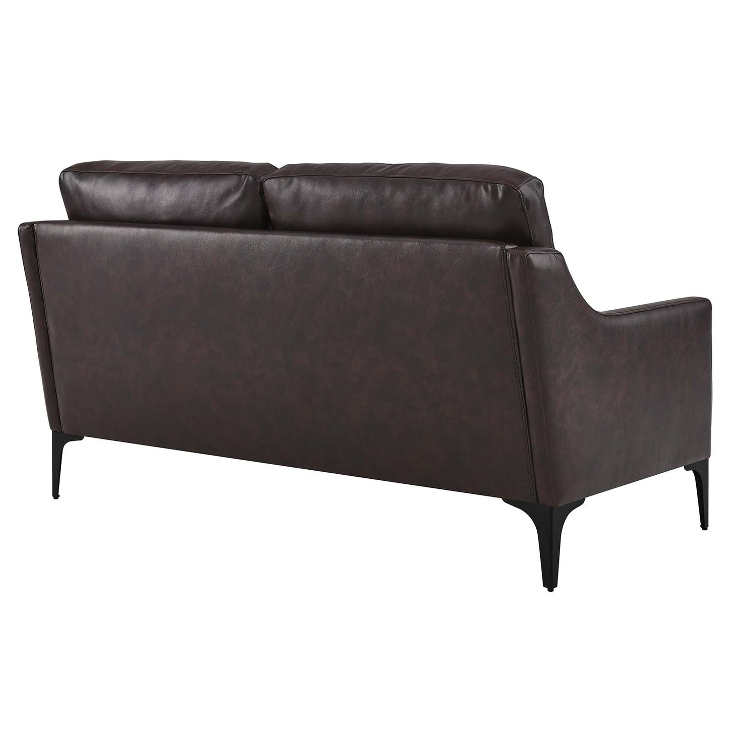 Corland Leather Loveseat Brown EEI-6020-BRN