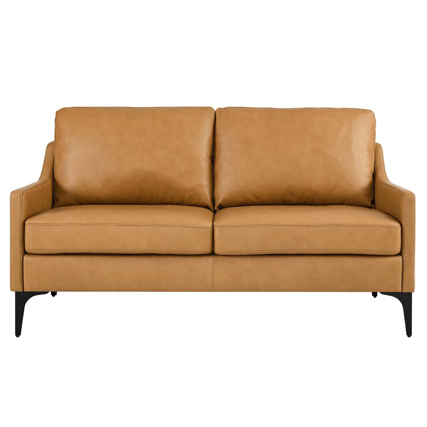 Corland Leather Loveseat Tan EEI-6020-TAN