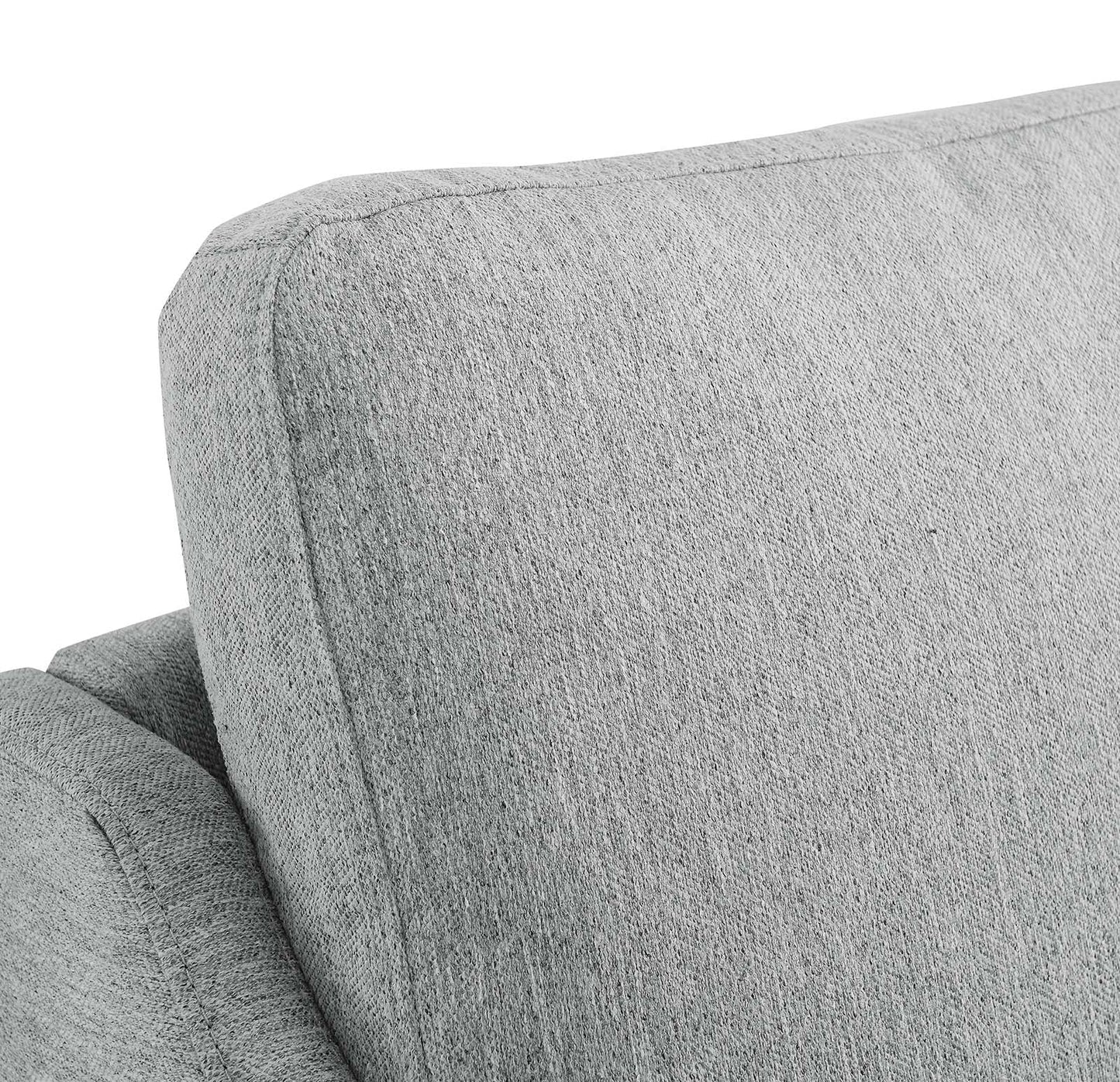 Corland Upholstered Fabric Armchair Light Gray EEI-6023-LGR