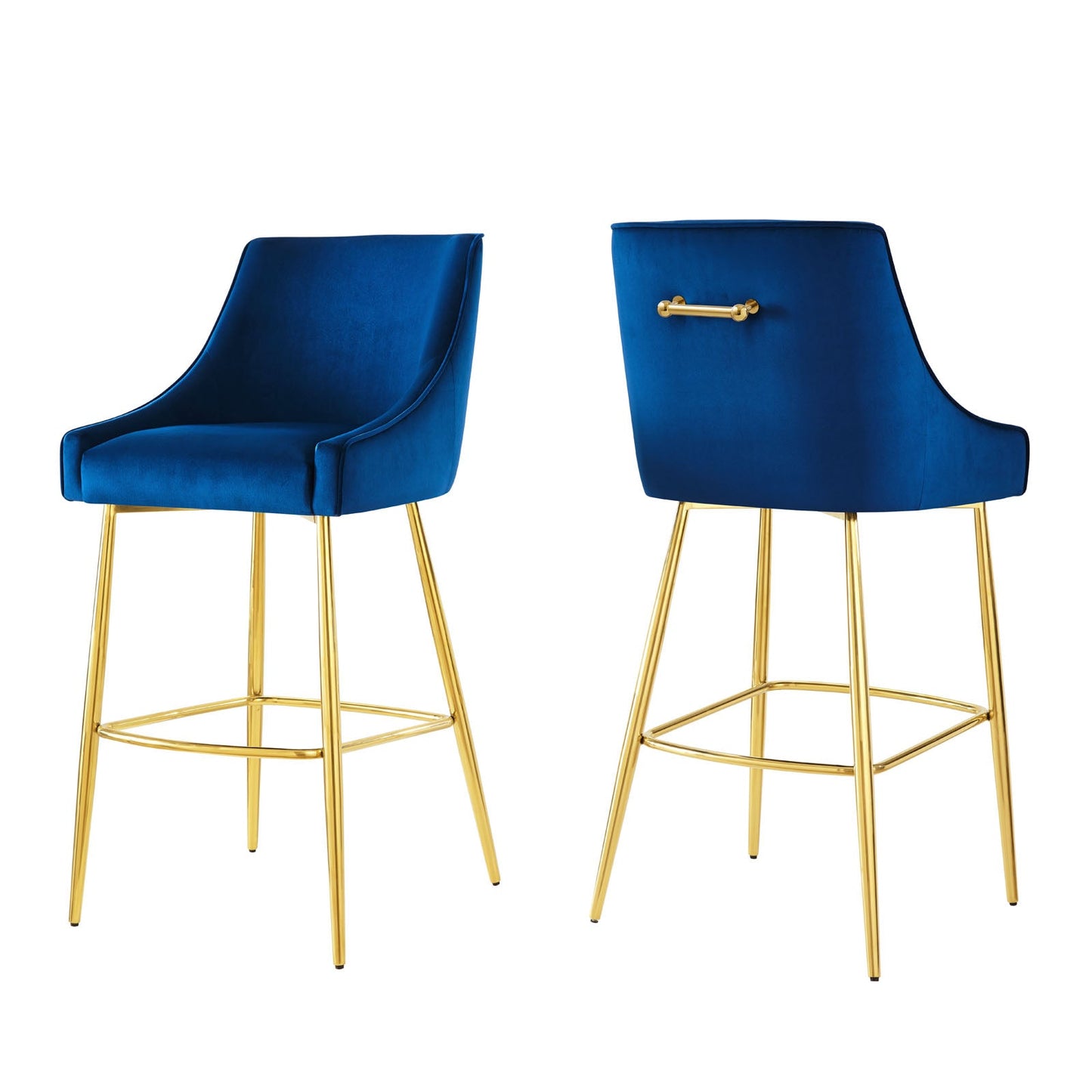 Discern Bar Stools - Set of 2 Navy EEI-6037-NAV