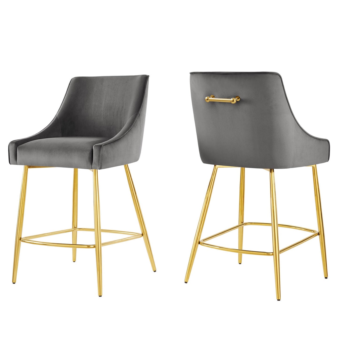 Discern Counter Stools - Set of 2 Gray EEI-6038-GRY