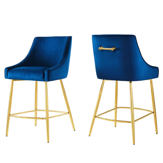 Discern Counter Stools - Set of 2 Navy EEI-6038-NAV