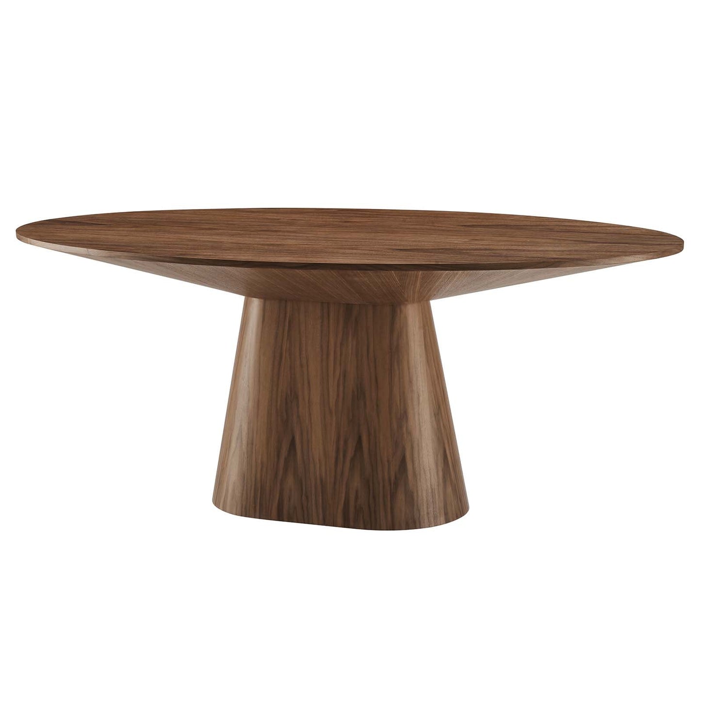 Provision 75" Oval Dining Table Walnut EEI-6066-WAL-SET