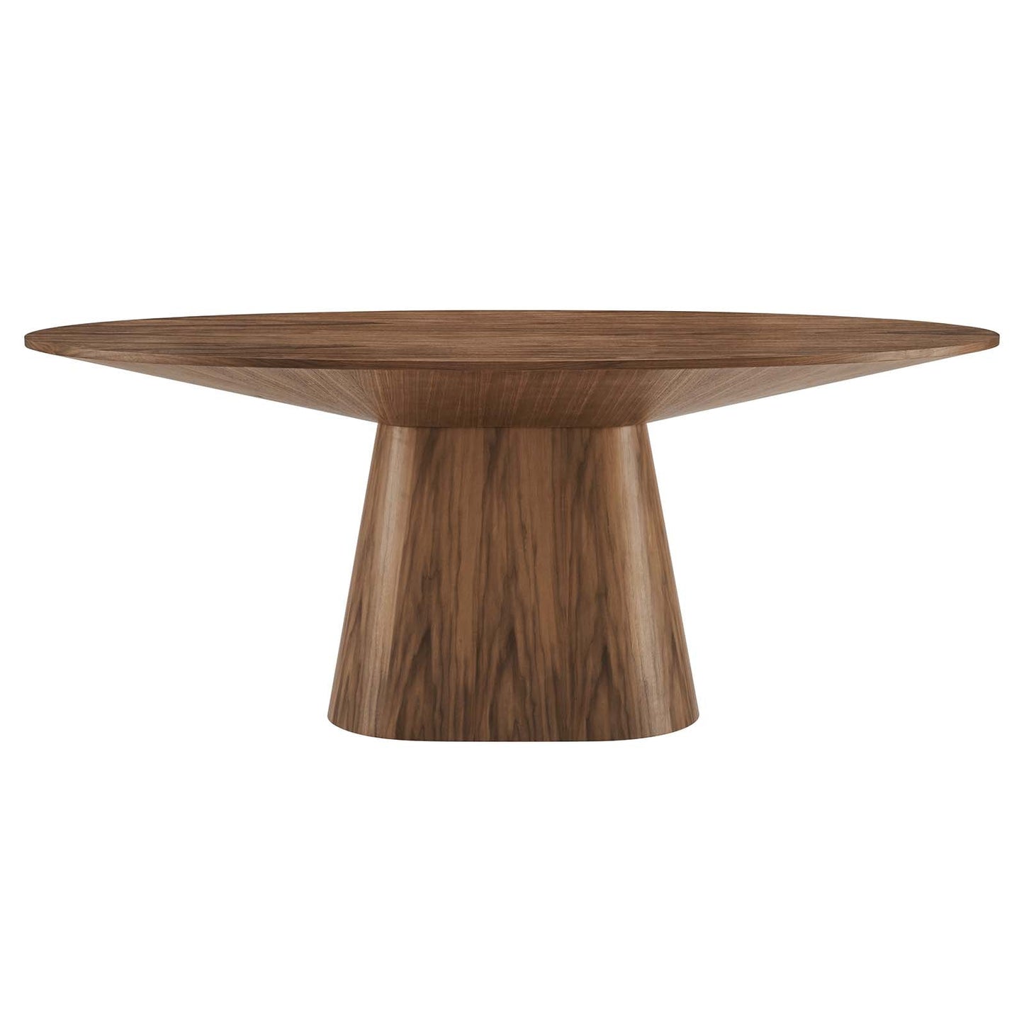 Provision 75" Oval Dining Table Walnut EEI-6066-WAL-SET