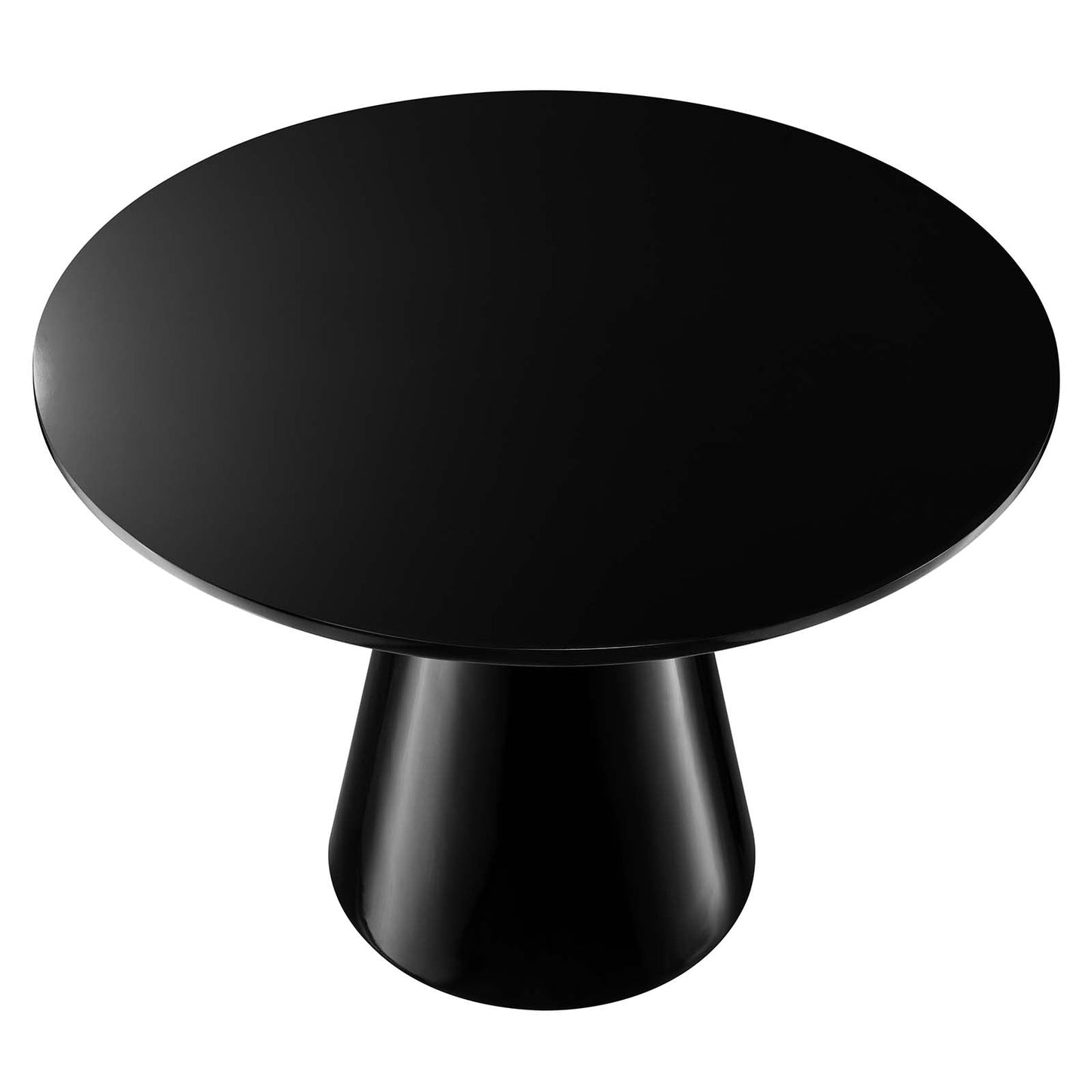 Provision 47" Round Dining Table Black EEI-6101-BLK