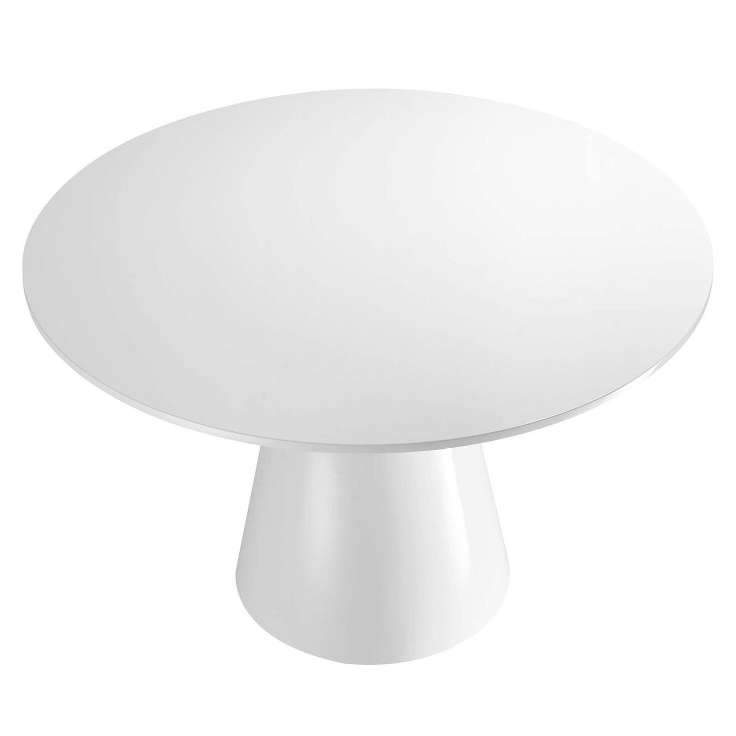 Provision 47" Round Dining Table White EEI-6101-WHI