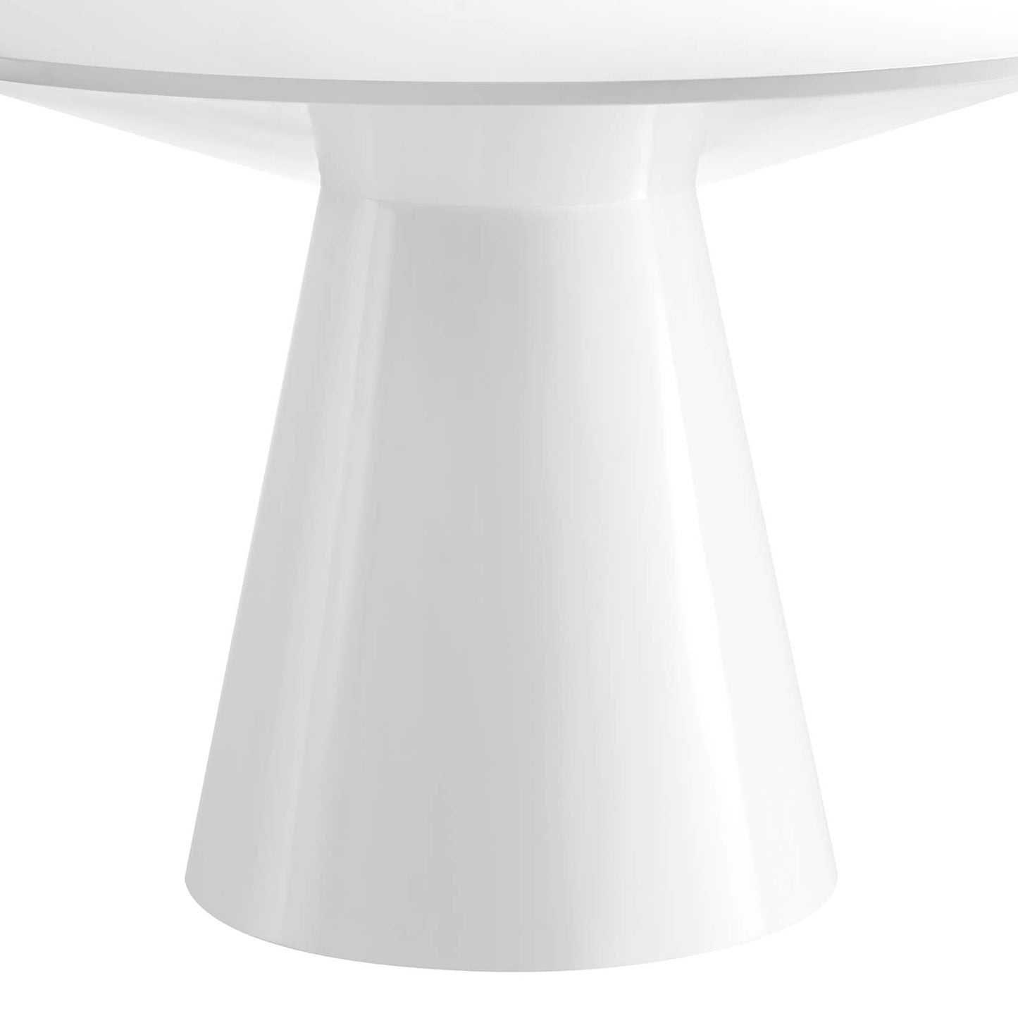 Provision 47" Round Dining Table White EEI-6101-WHI