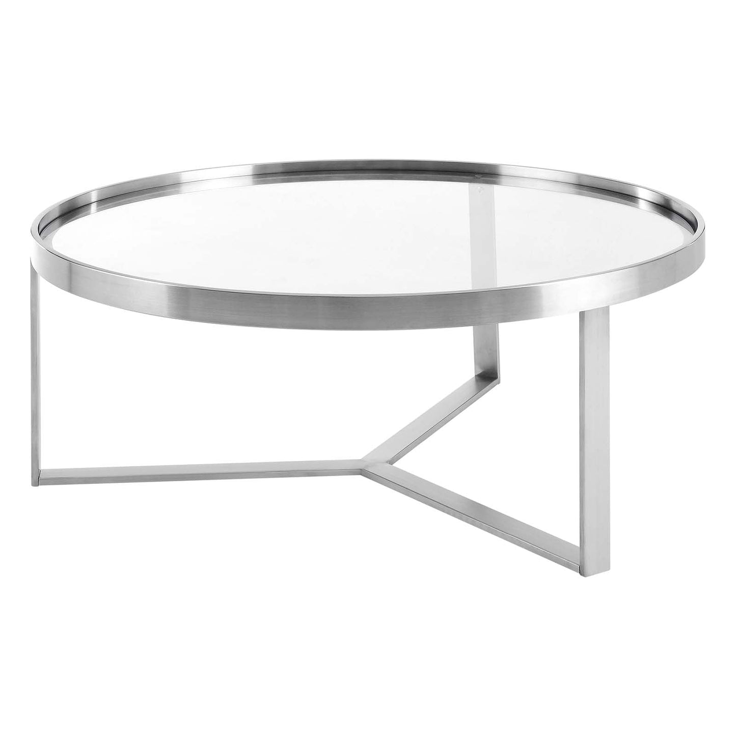 Relay Coffee Table Silver EEI-6154-SLV