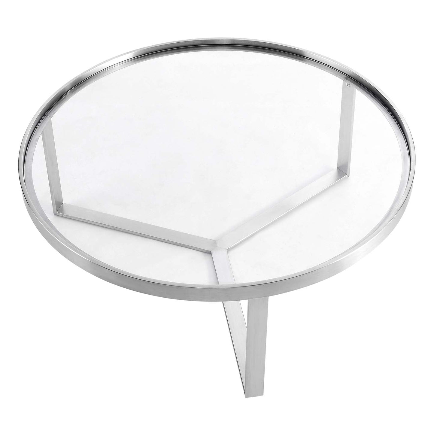 Relay Coffee Table Silver EEI-6154-SLV