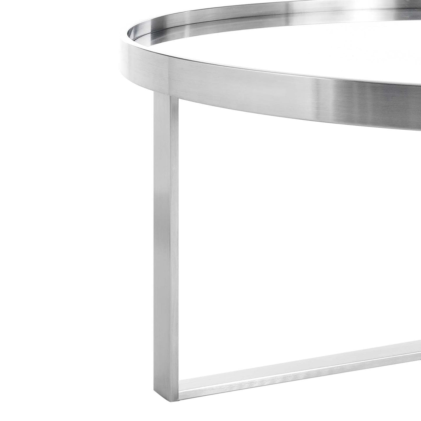 Relay Coffee Table Silver EEI-6154-SLV