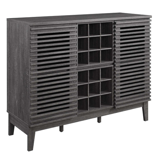 Render Bar Cabinet Charcoal EEI-6156-CHA