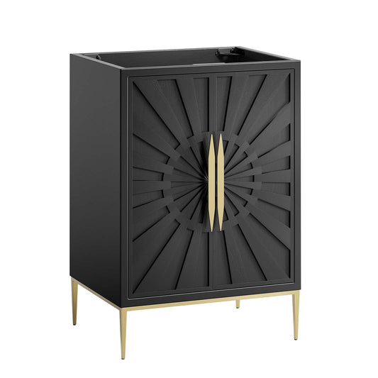 Awaken 24" Bathroom Vanity Cabinet Black EEI-6160-BLK