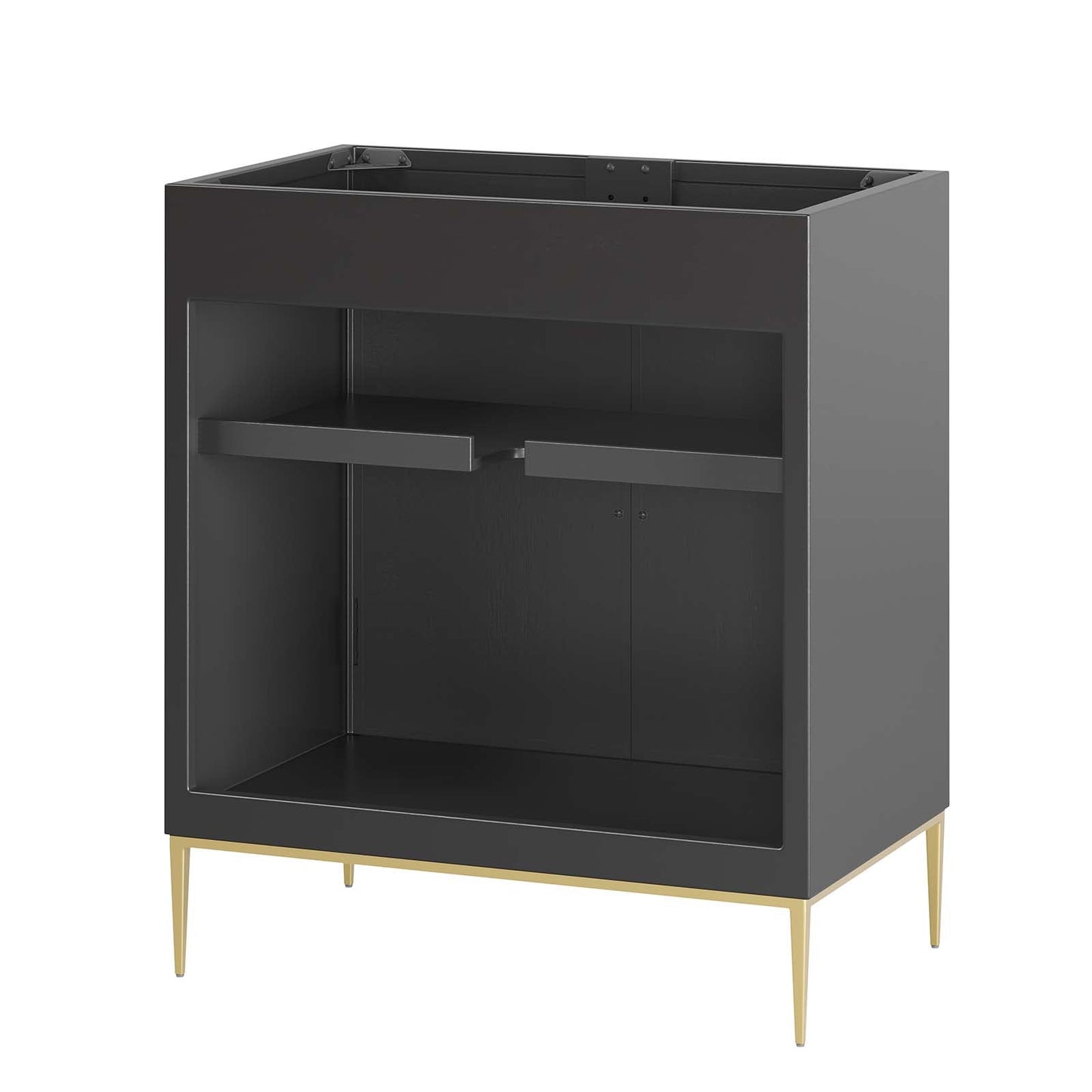 Awaken 30" Bathroom Vanity Cabinet Black EEI-6161-BLK