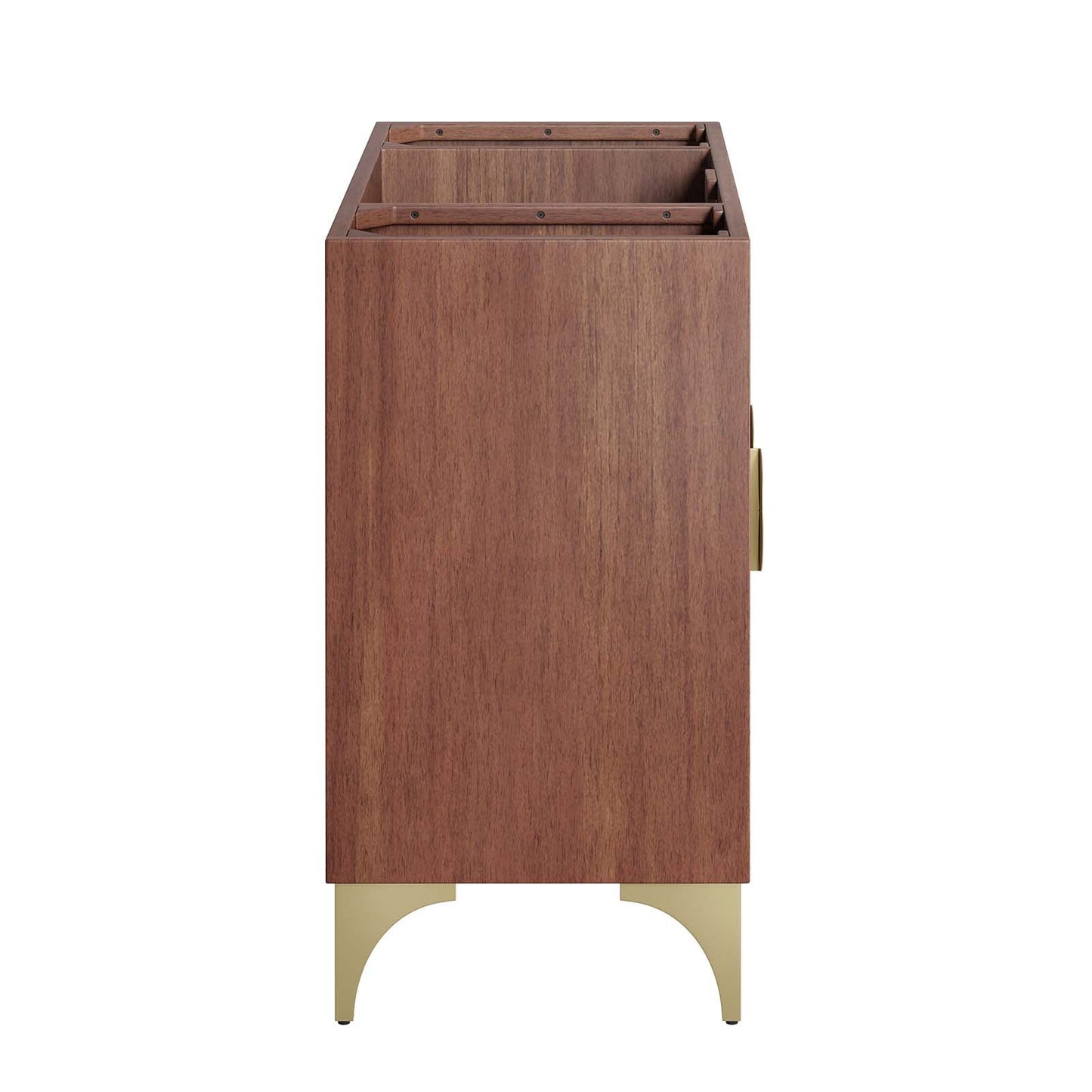 Daylight 48" Single Sink Compatible (Not Included) Bathroom Vanity Cabinet Walnut EEI-6168-WAL