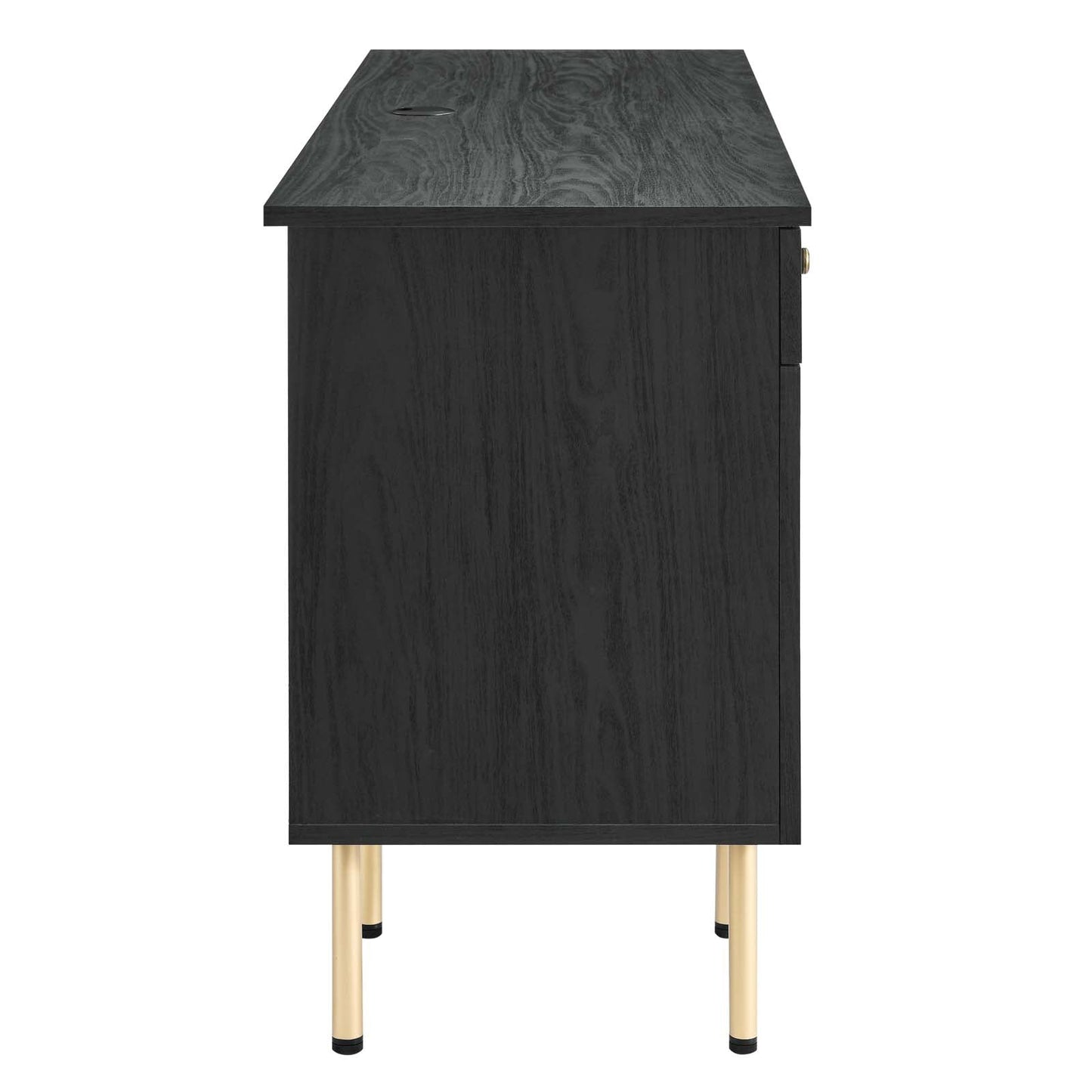 Chaucer Office Desk Black EEI-6199-BLK