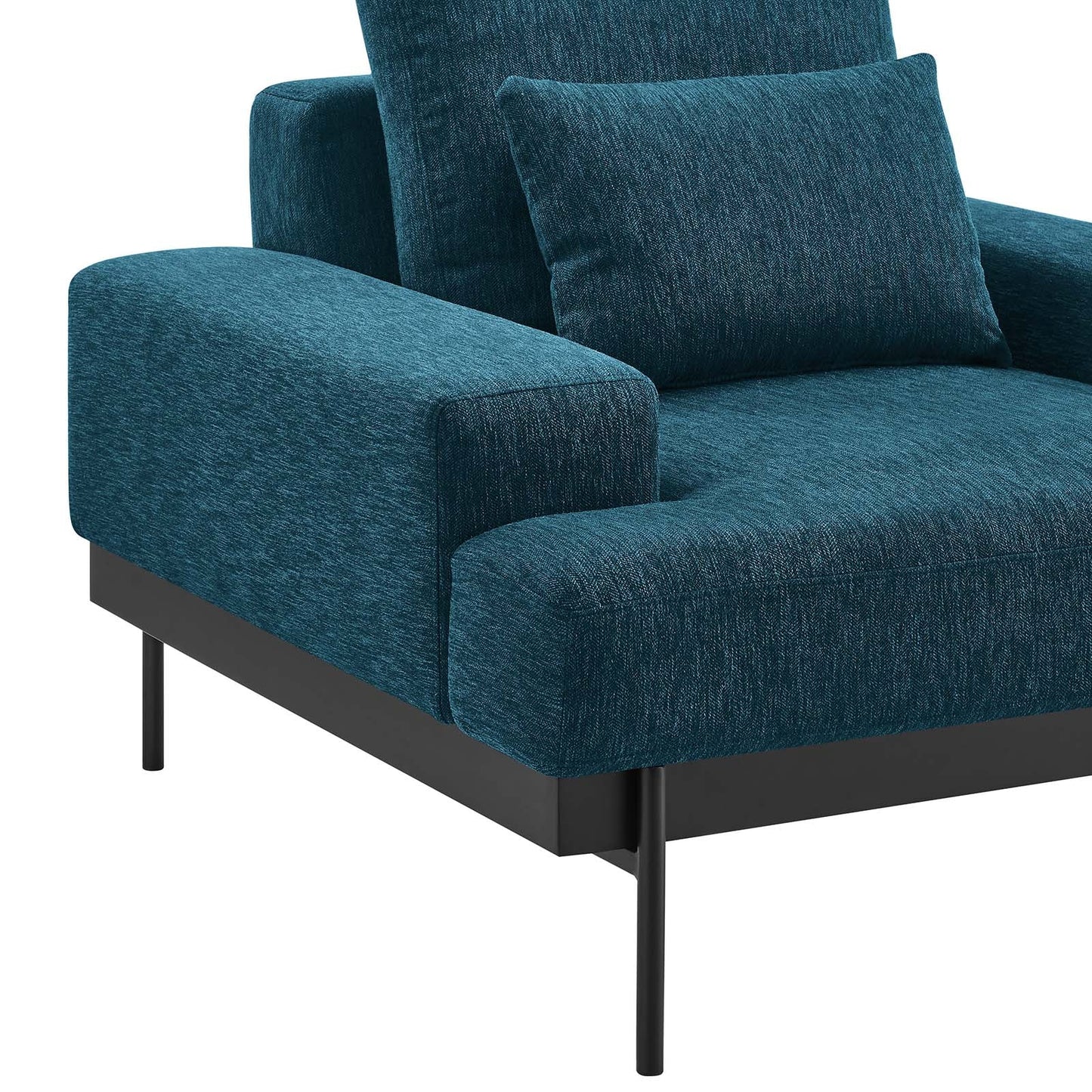 Proximity Upholstered Fabric Armchair Azure EEI-6216-AZU