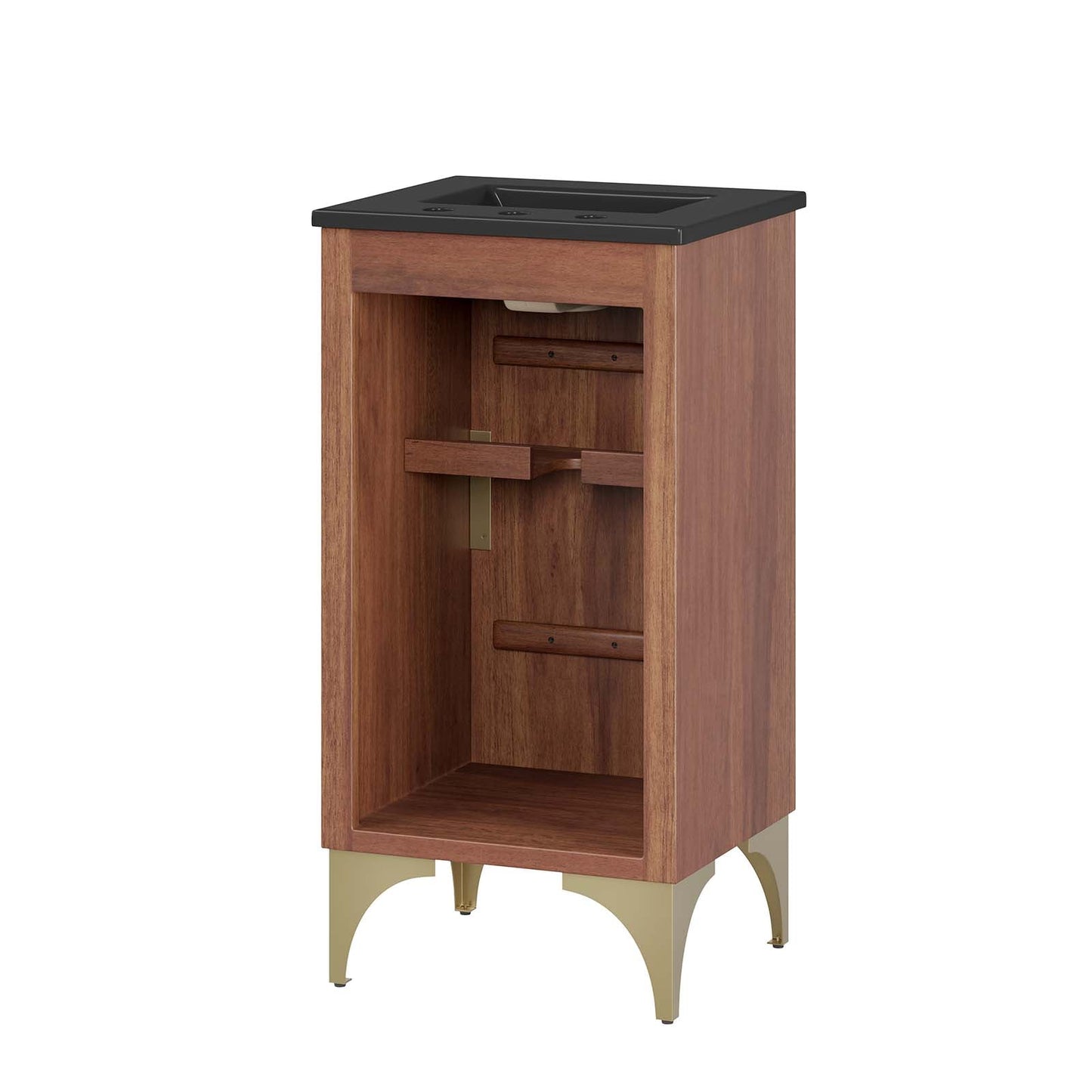 Daylight 18" Bathroom Vanity Black Walnut EEI-6288-BLK-WAL