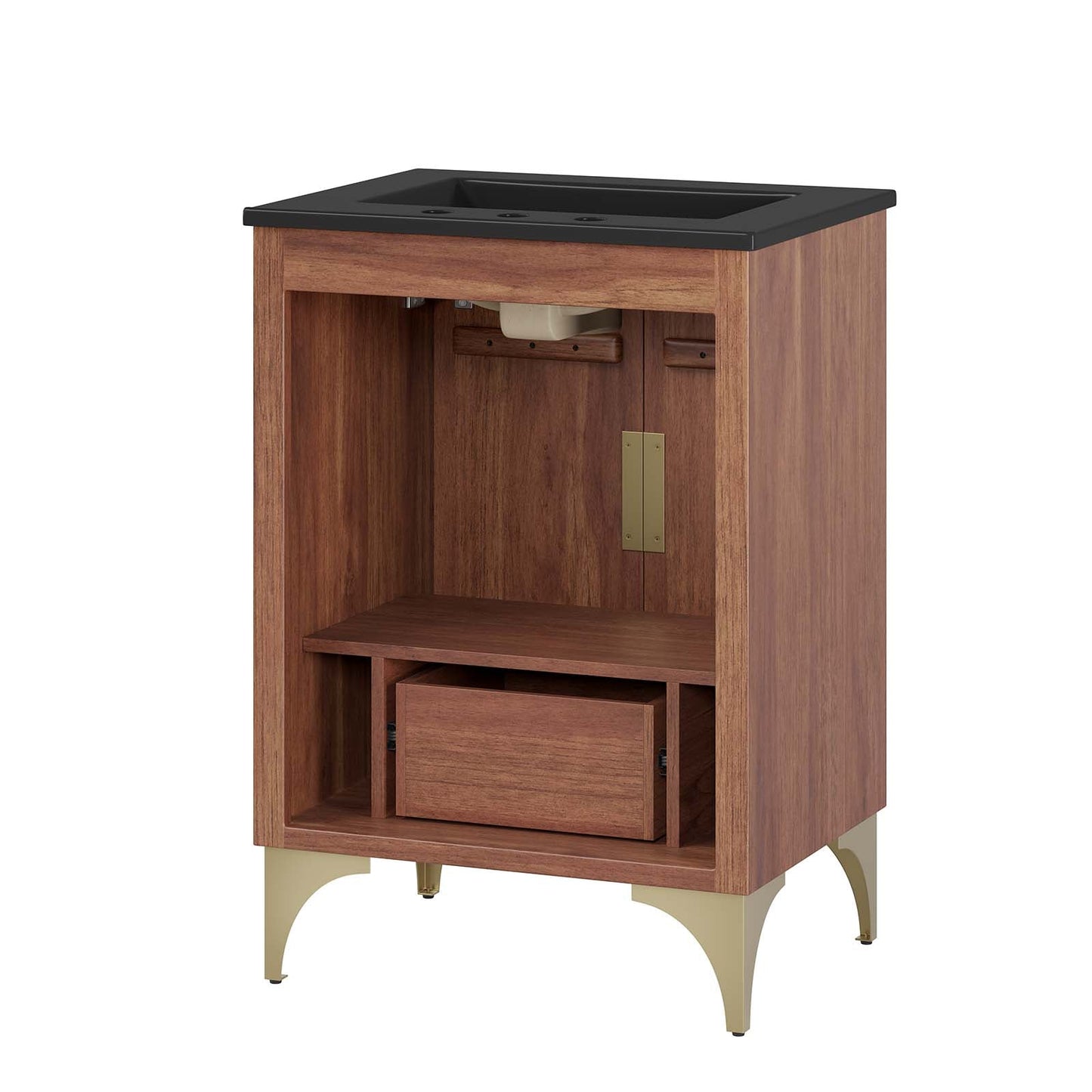 Daylight 24" Bathroom Vanity Black Walnut EEI-6292-BLK-WAL