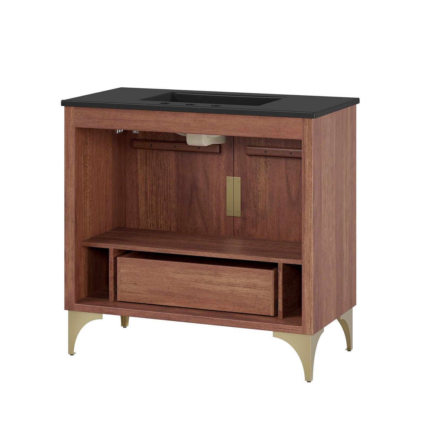 Daylight 36" Bathroom Vanity Black Walnut EEI-6300-BLK-WAL