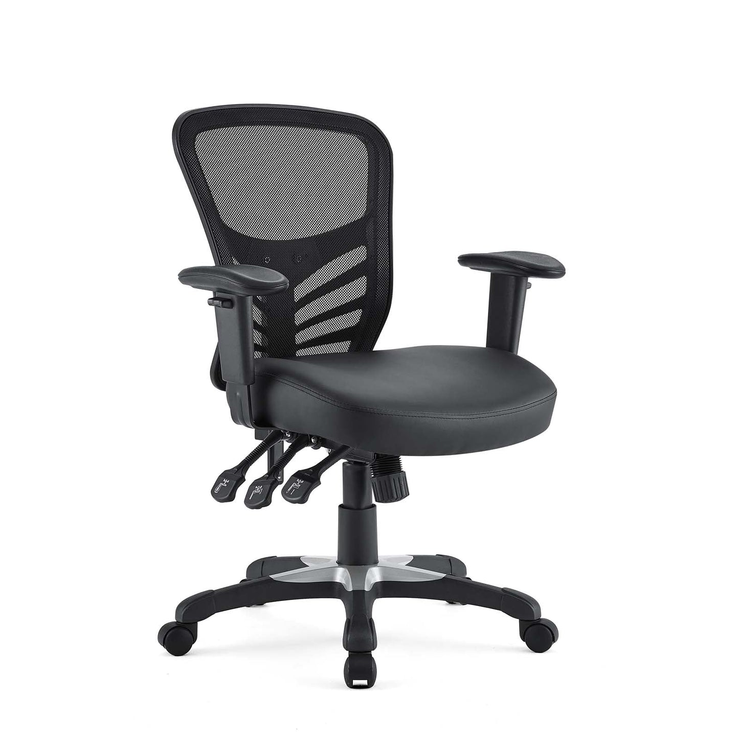 Articulate Vinyl Office Chair Black EEI-755-BLK