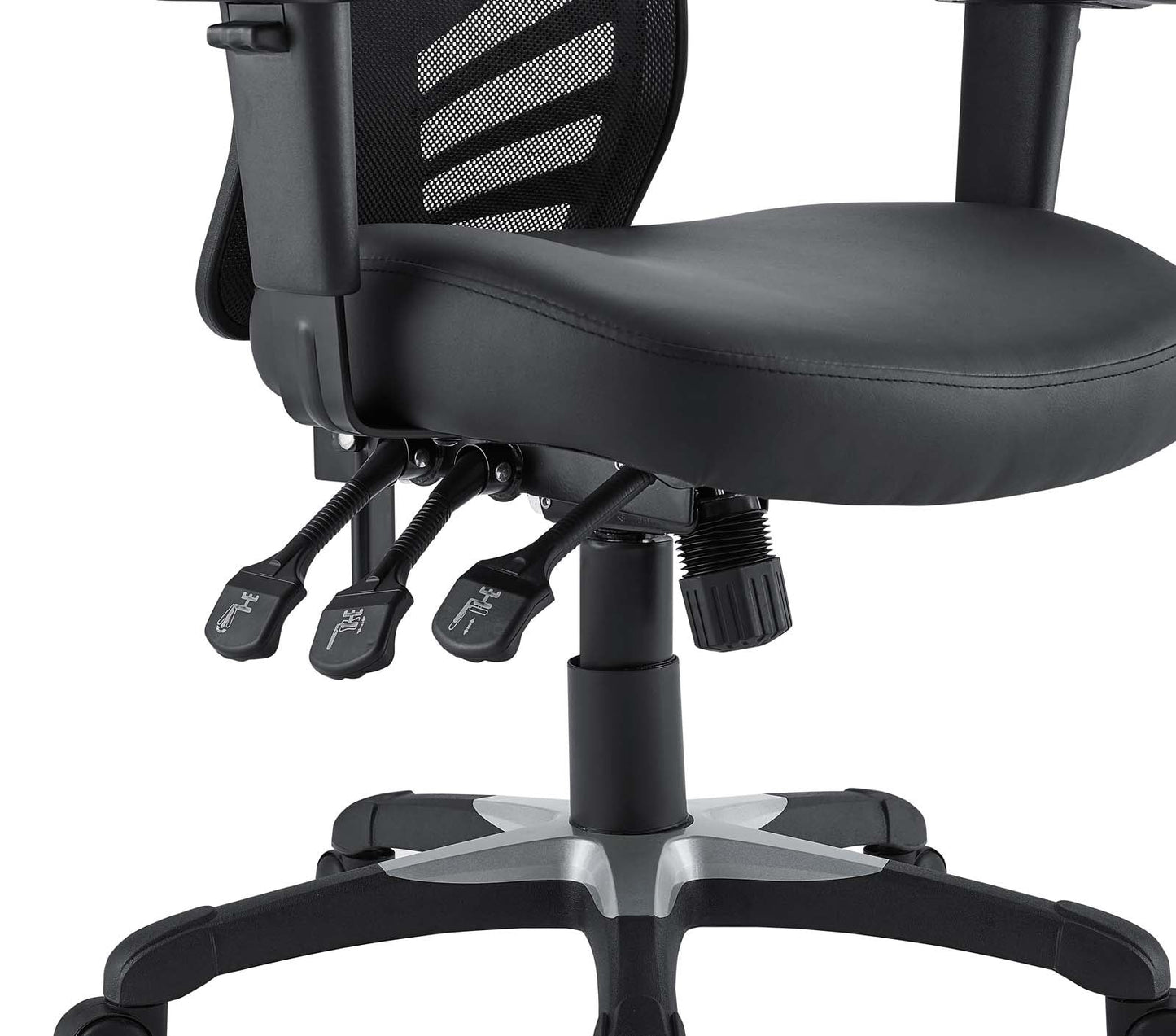 Articulate Vinyl Office Chair Black EEI-755-BLK