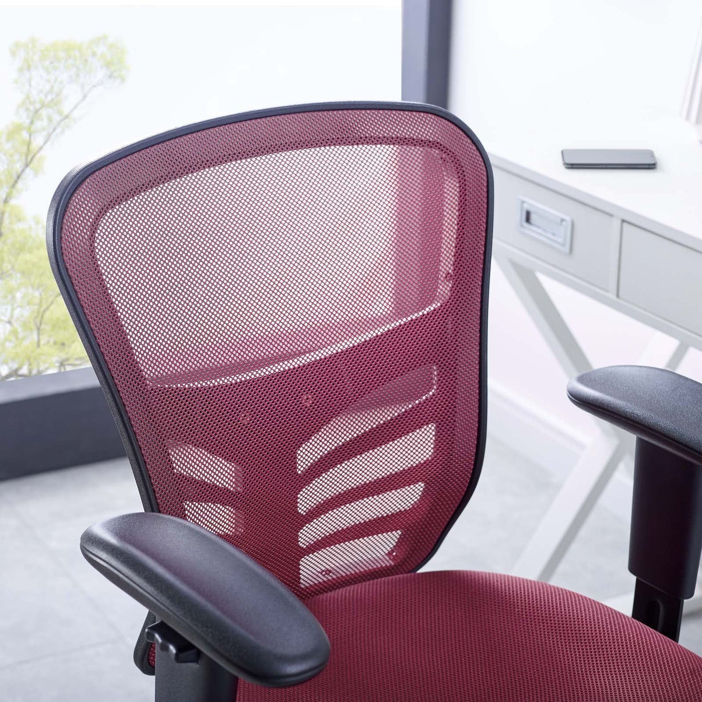 Articulate Mesh Office Chair Red EEI-757-RED