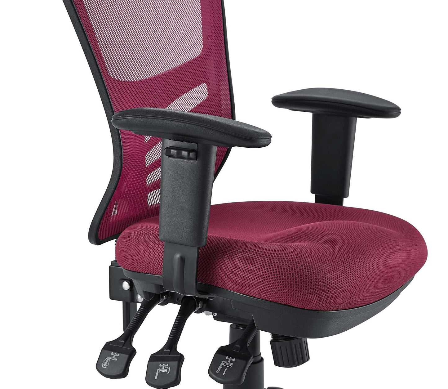 Articulate Mesh Office Chair Red EEI-757-RED