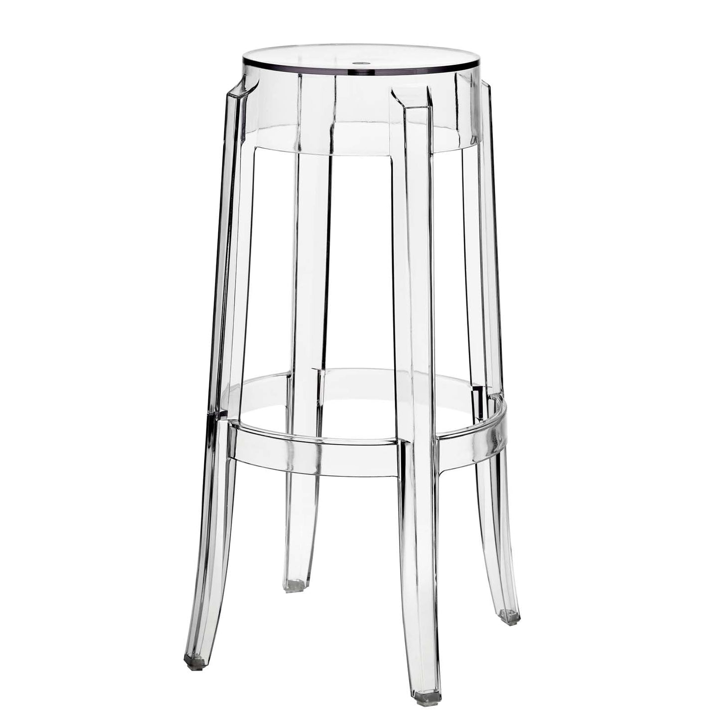 Casper Bar Stool Set of 2 Clear EEI-909-CLR