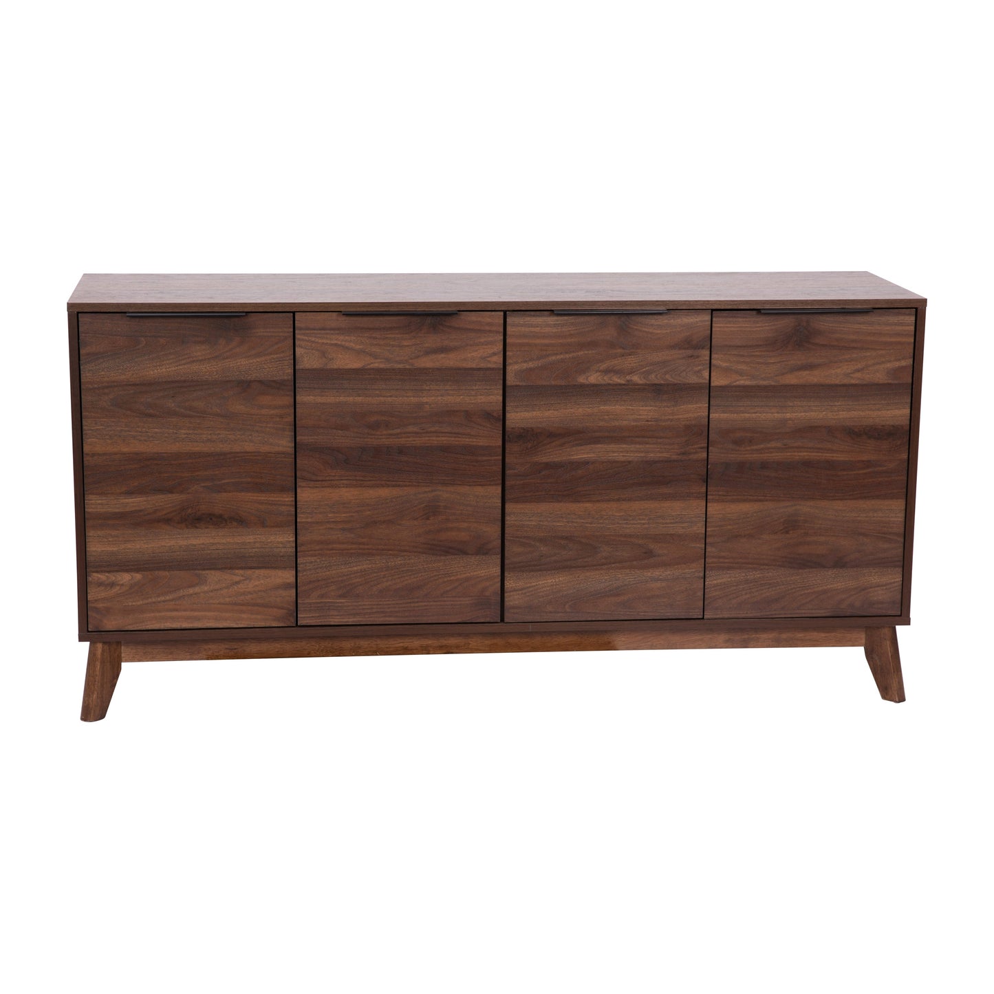 Dark Walnut 4 Door Buffet EM-0372-WAL-GG